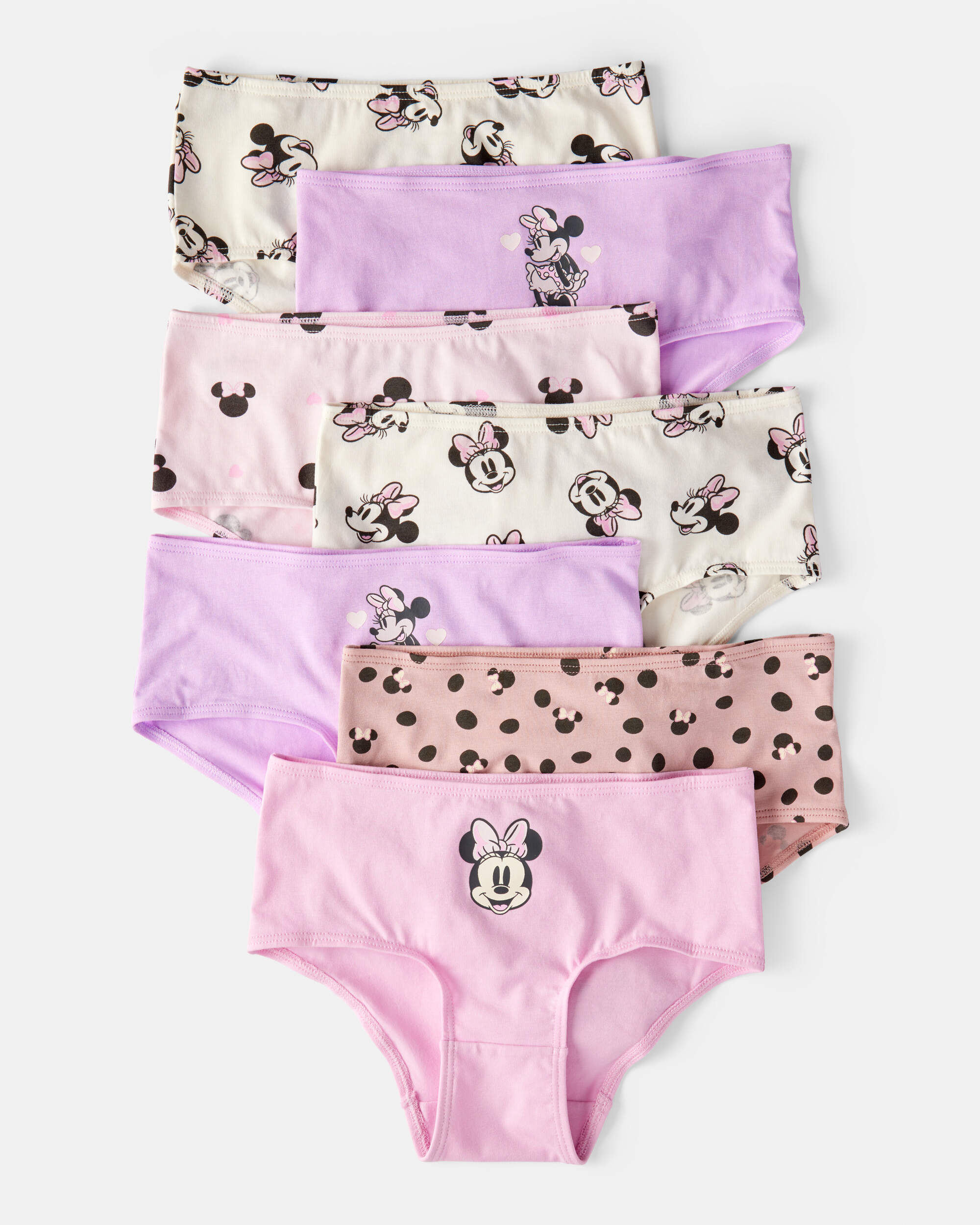 Girls 7-Pack Disney© Minnie Mouse Brief Underwear