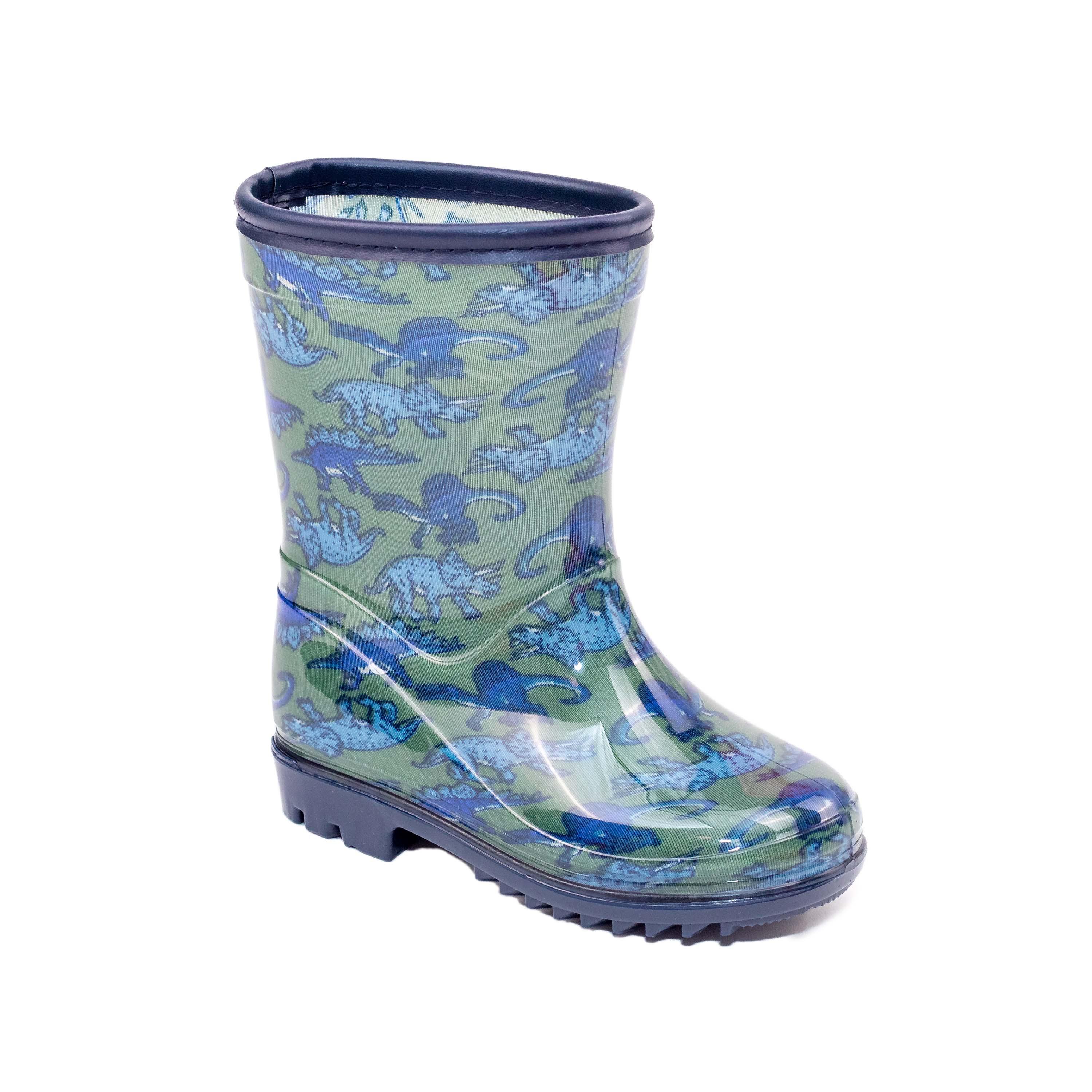 Dino Print Rain Boots