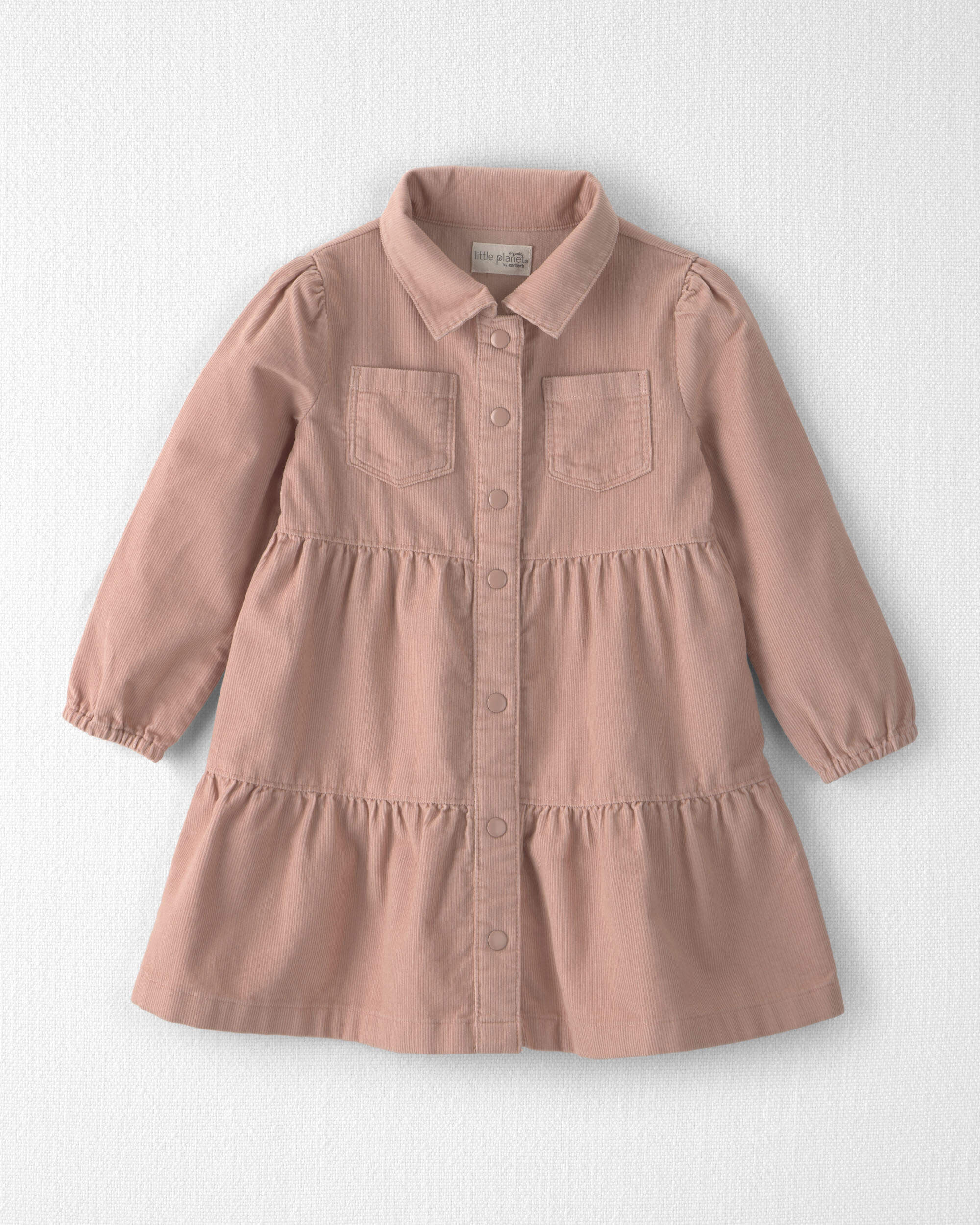 Toddler Girl Organic Cotton Corduroy Dress