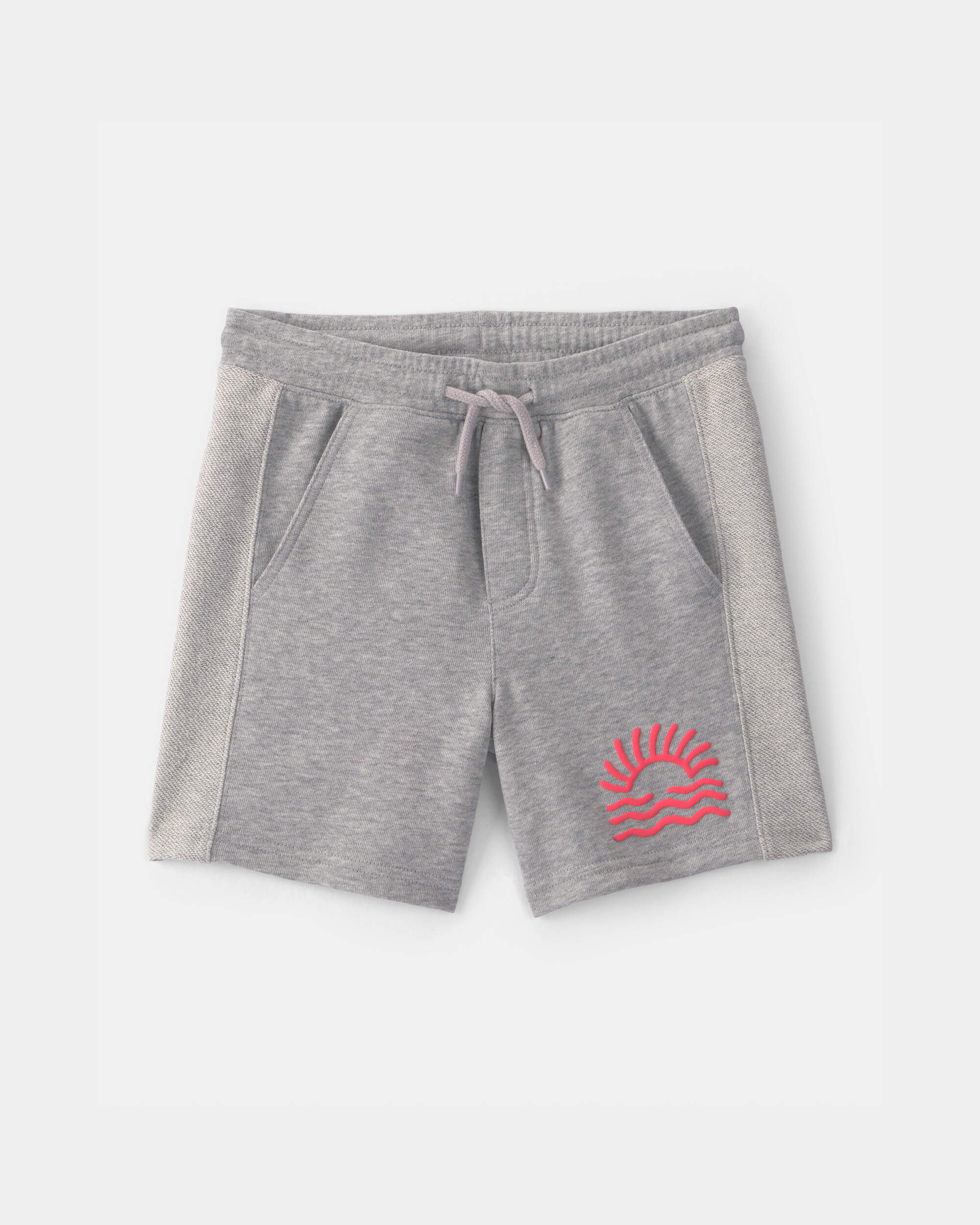 Boys Sunset French Terry Shorts - Grey