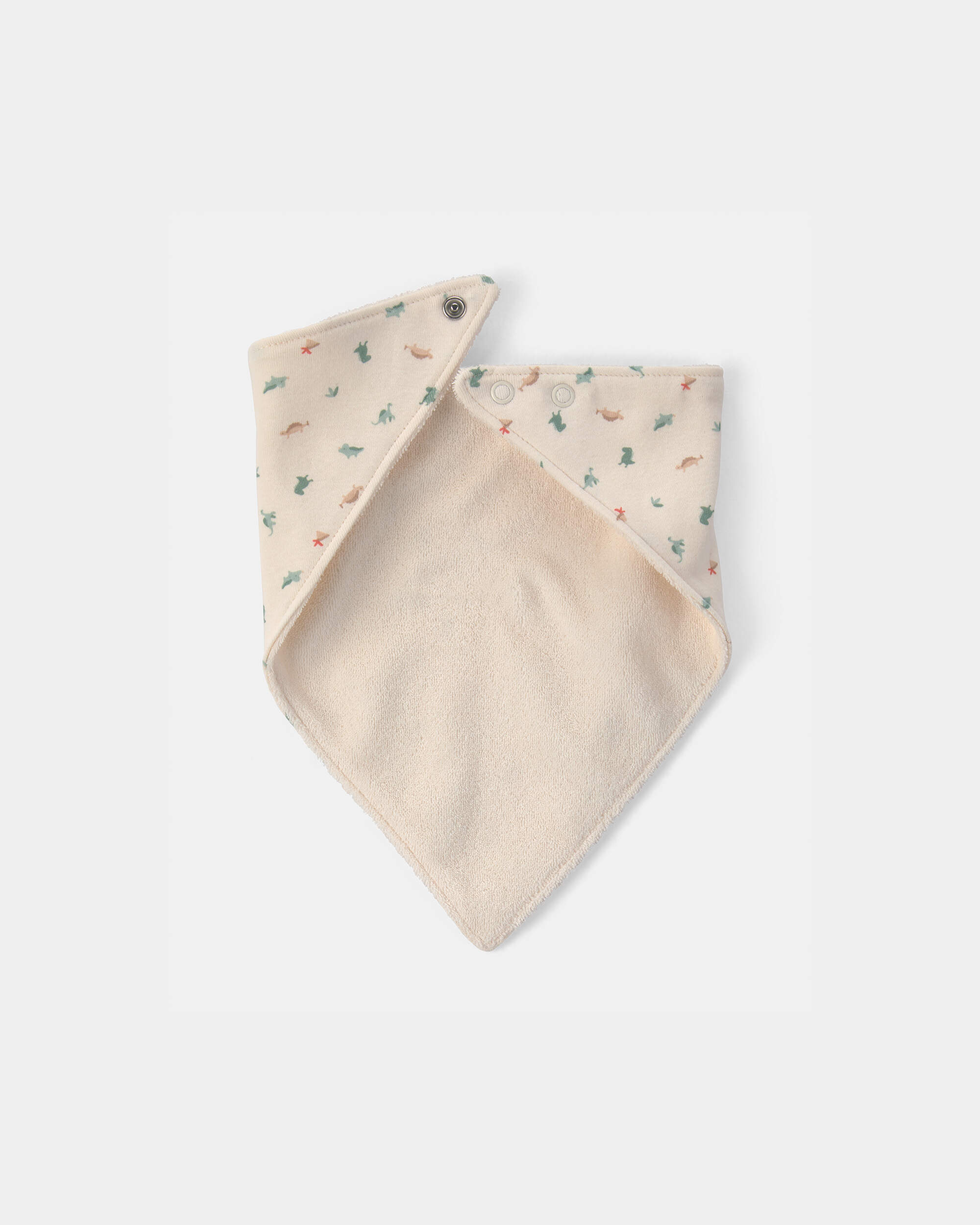 Baby Boy 4-Piece Dinosaur Outfit Set - Green/Ivory