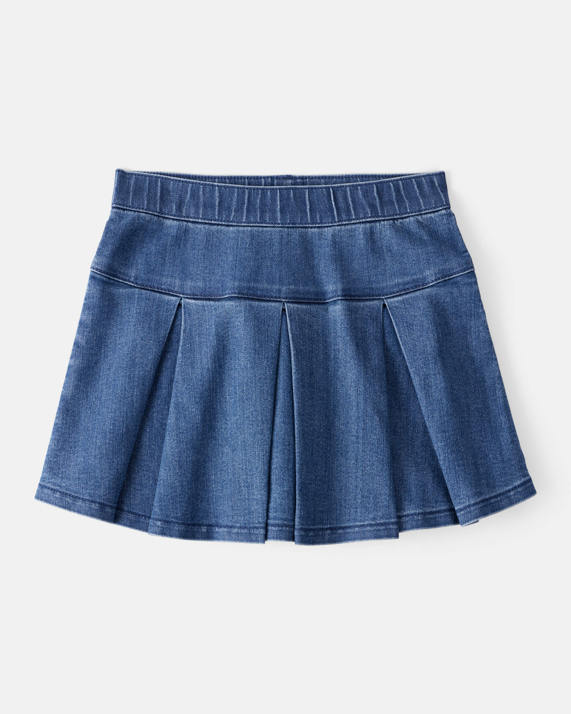 Kid Pull-On Denim Skort