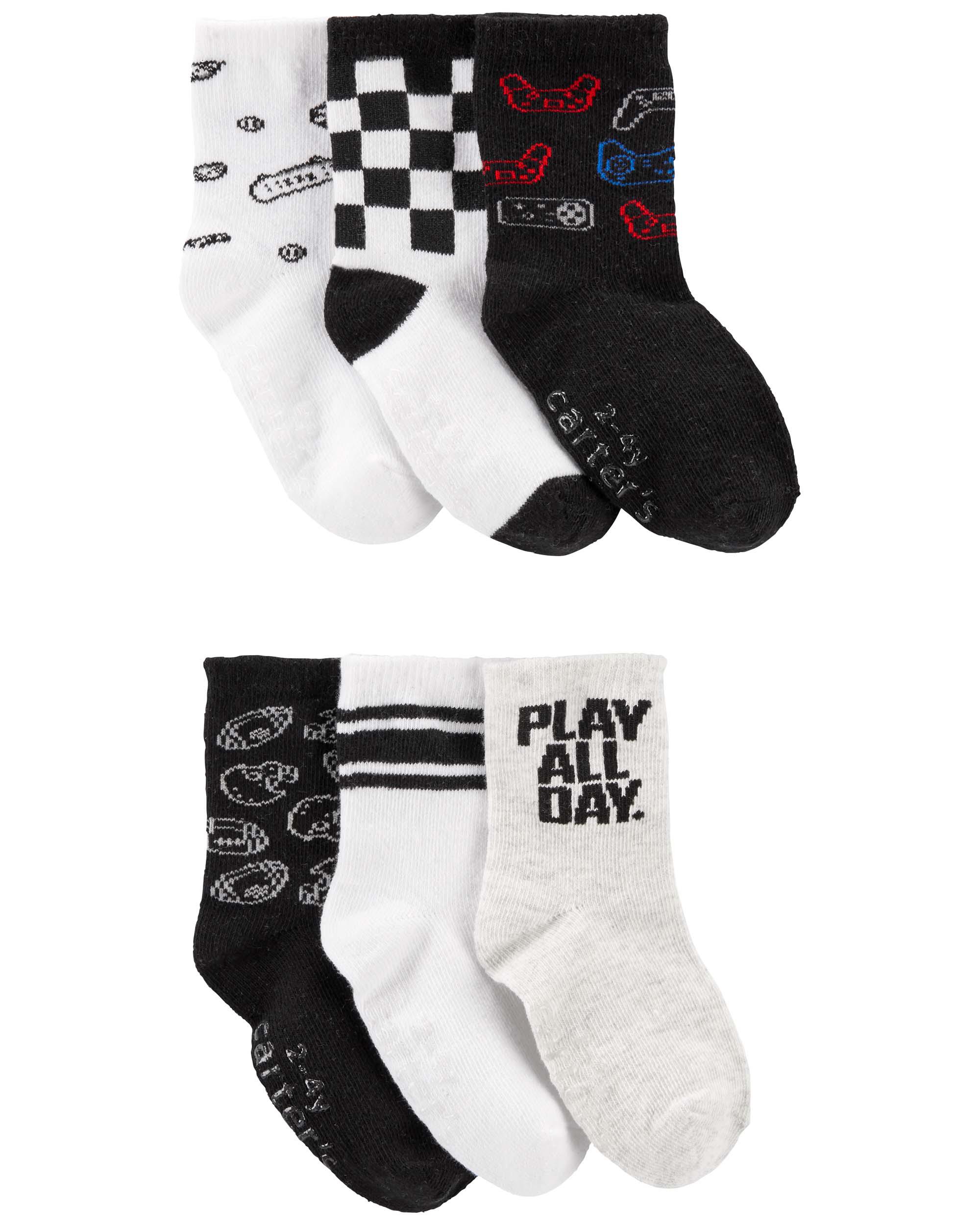 6-Pack Gamer Socks