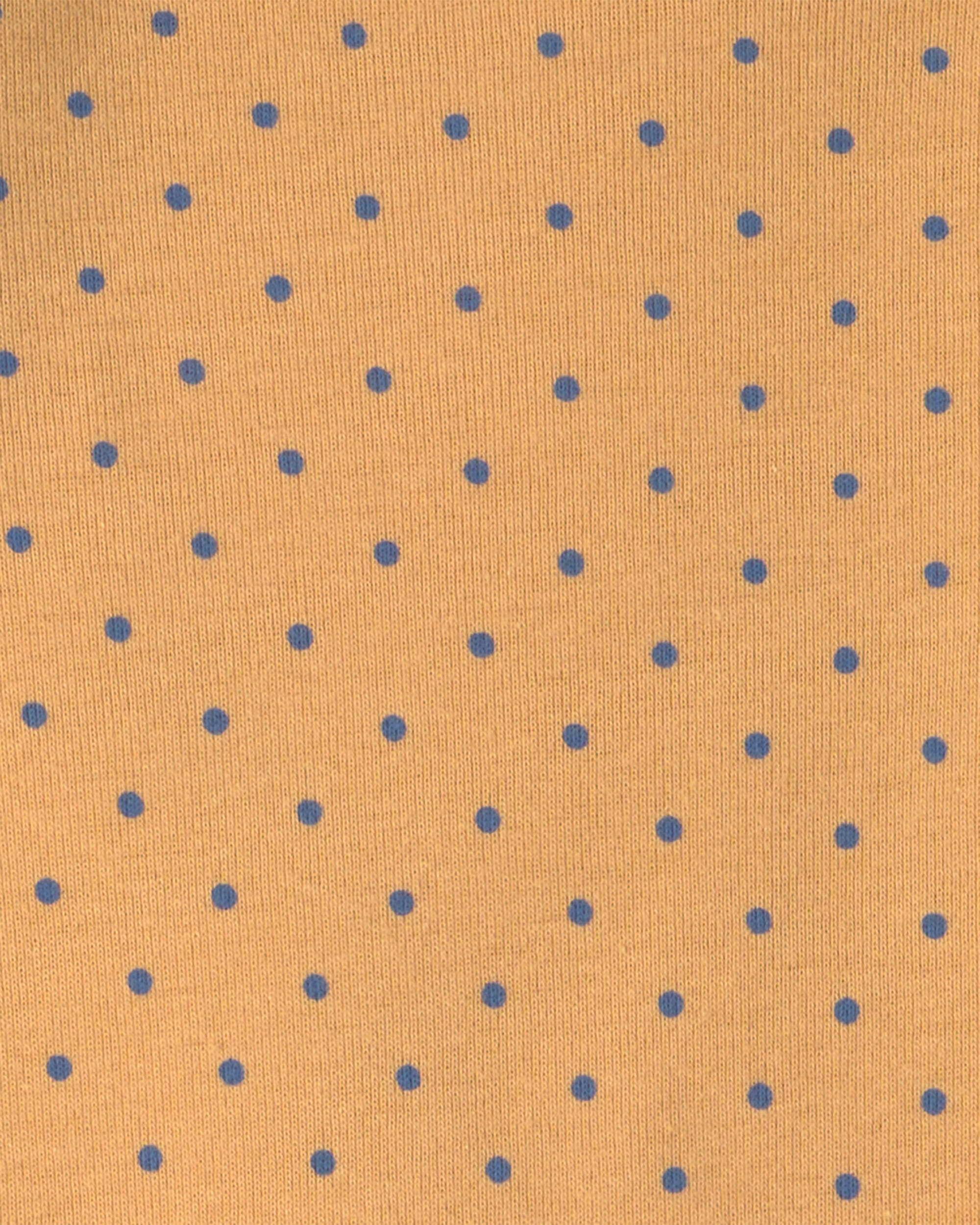 Baby Girl 4-Pack Bee Long-Sleeve Bodysuits - Yellow/Blue/Ivory