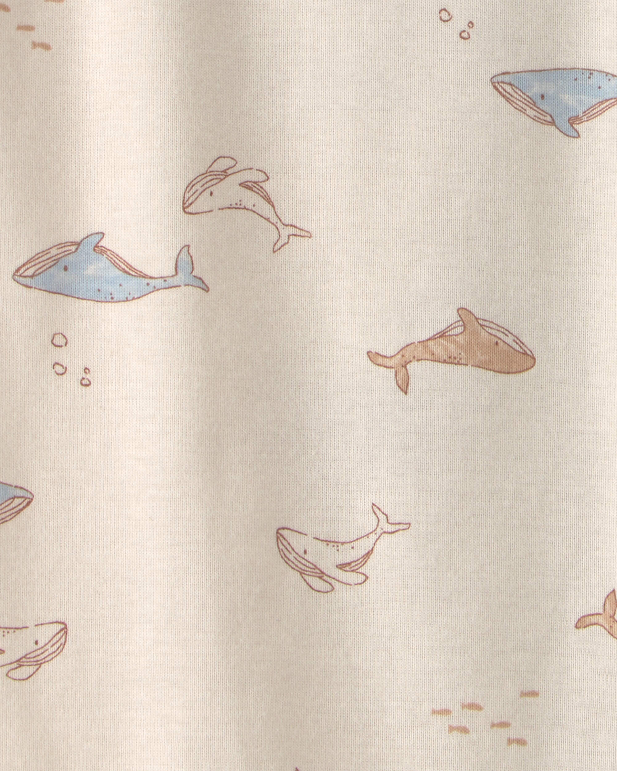 Baby Boy 2-Pack Whale Night Gowns - Blue