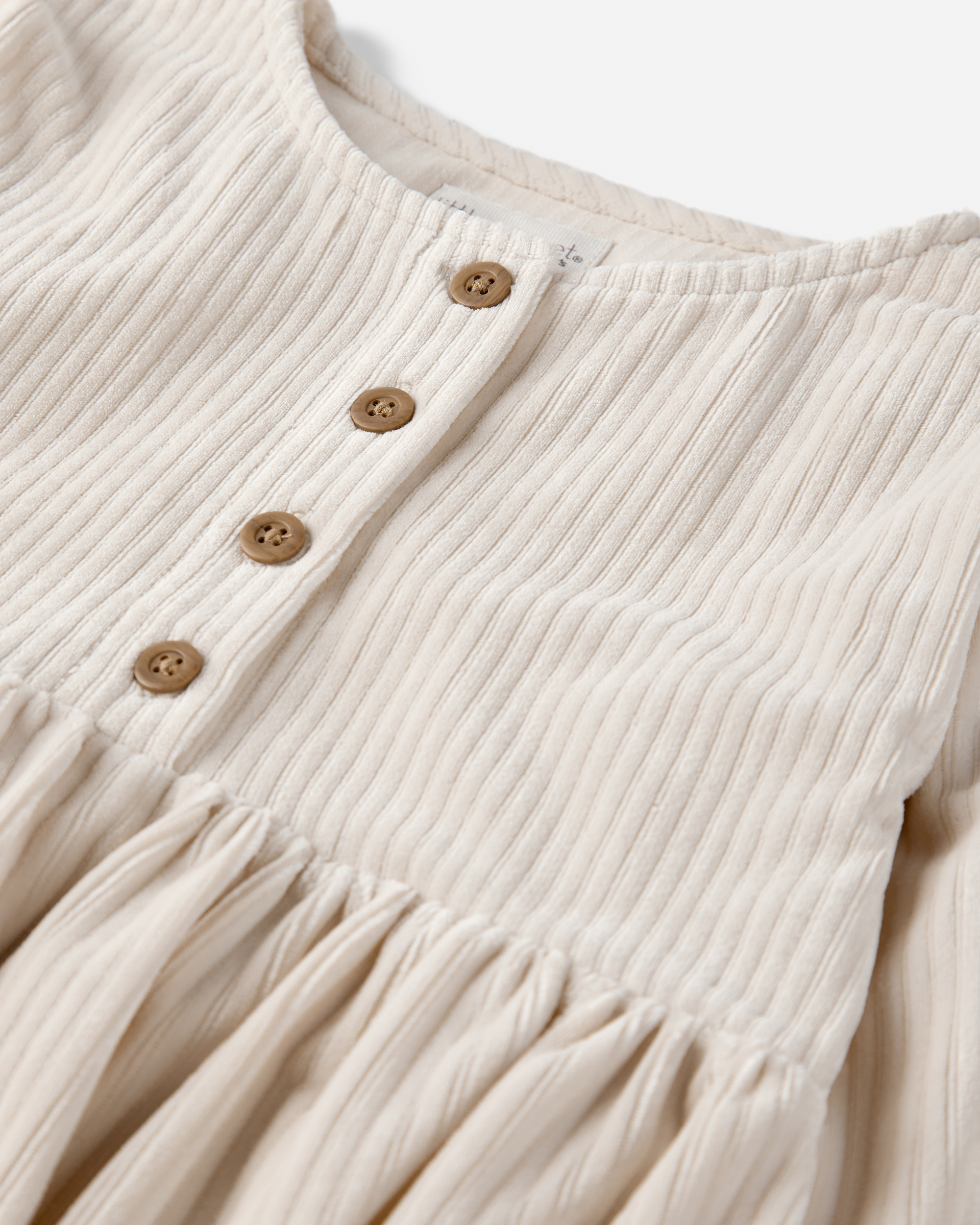 Toddler Girl Recycled Velour Dress