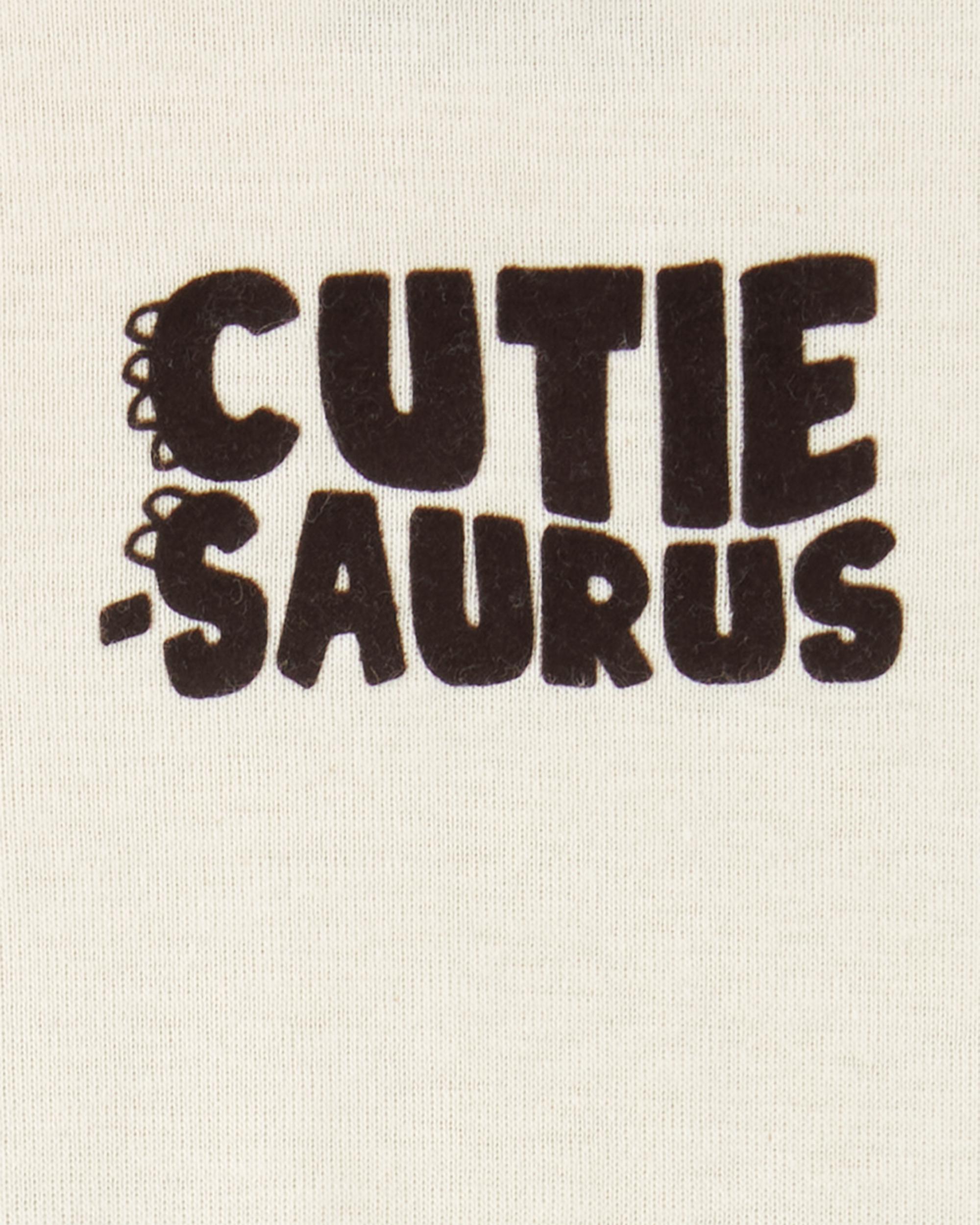 Baby Boy 5-Pack Striped Dinosaur Short-Sleeve Bodysuits