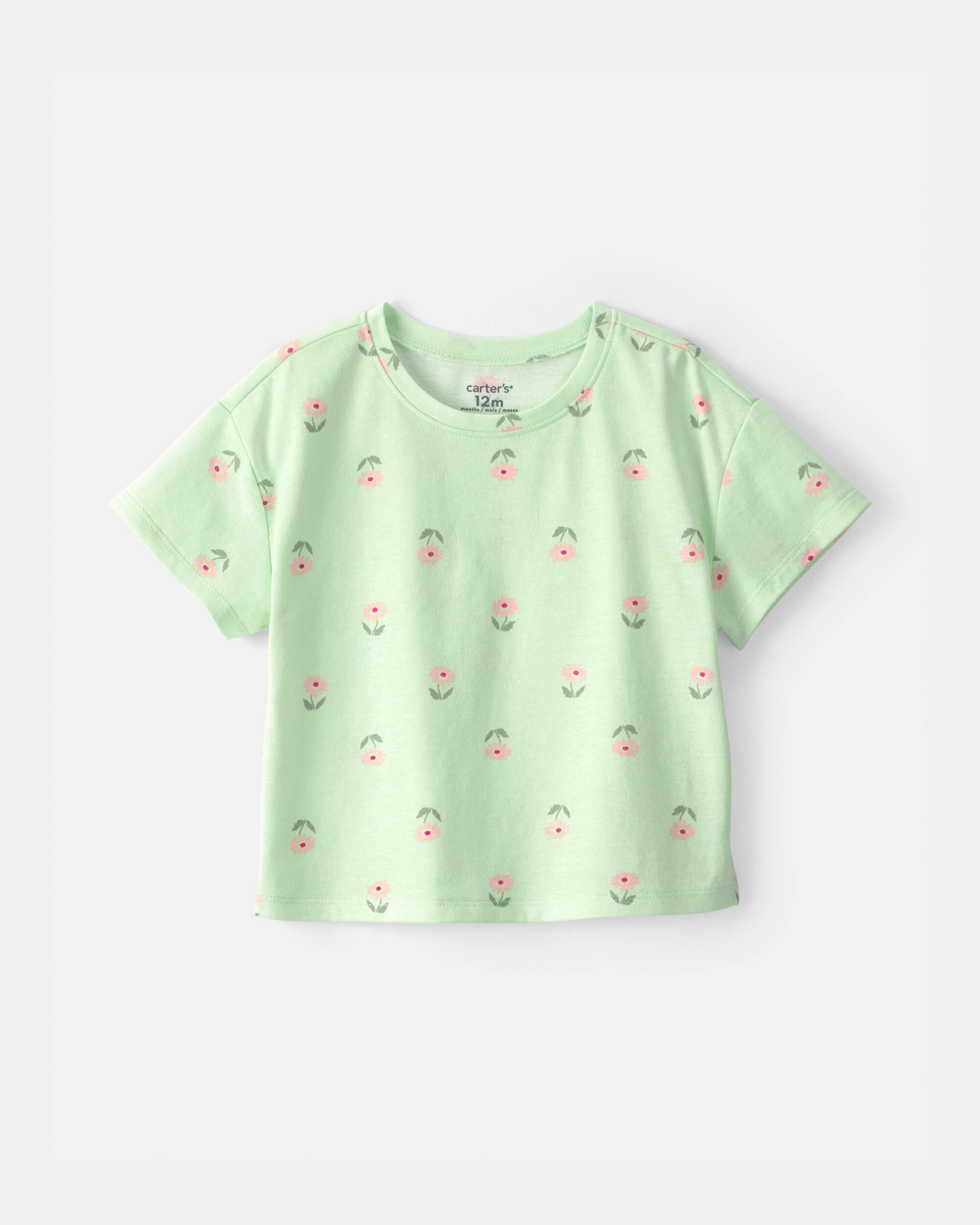 Baby Girl Floral Top - Green