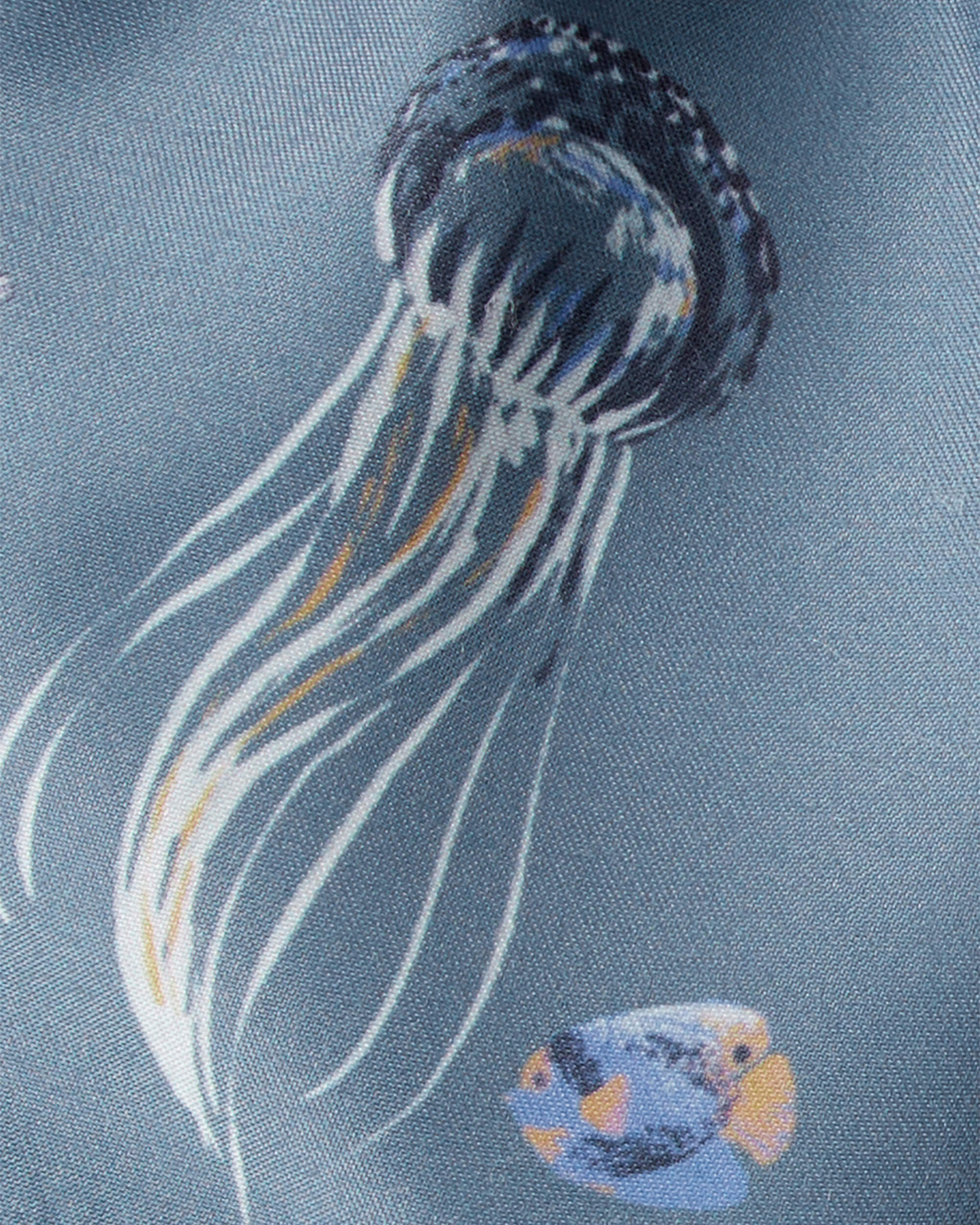 Baby Boy Recycled Ocean-Print Swim Trunks