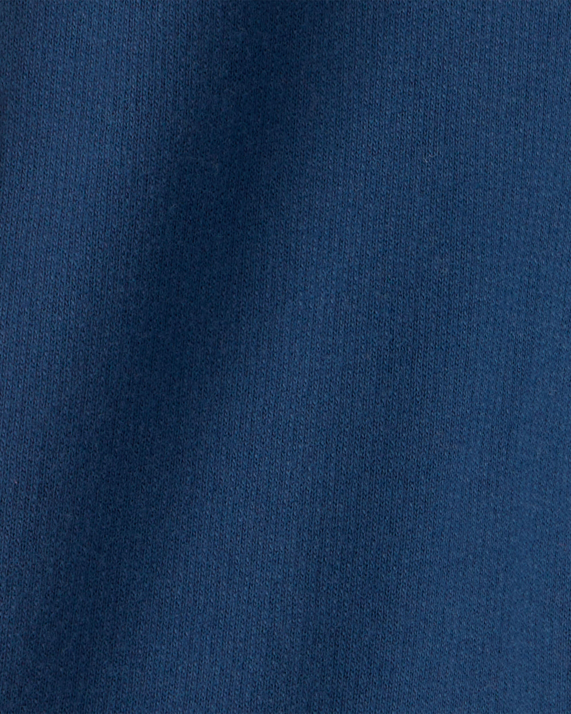 Baby Girl French Terry Wide-Leg Pants - Blue