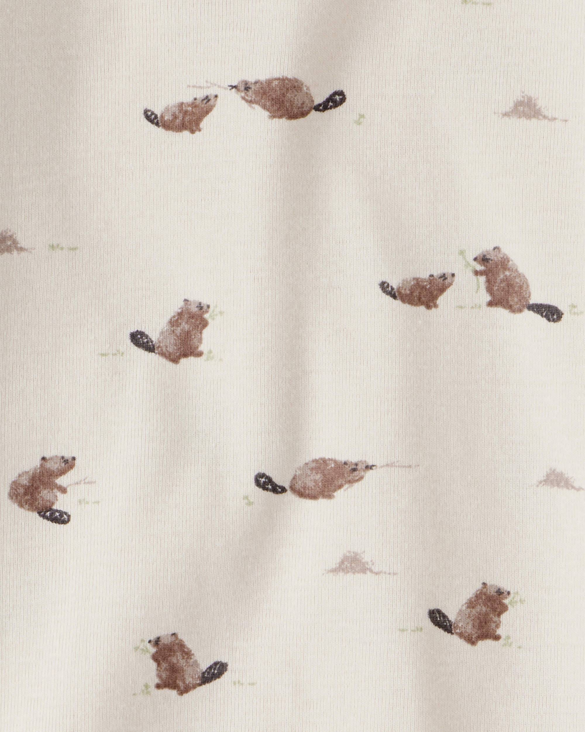 Toddler Organic Cotton Pyjamas Beavers' Creek Print
