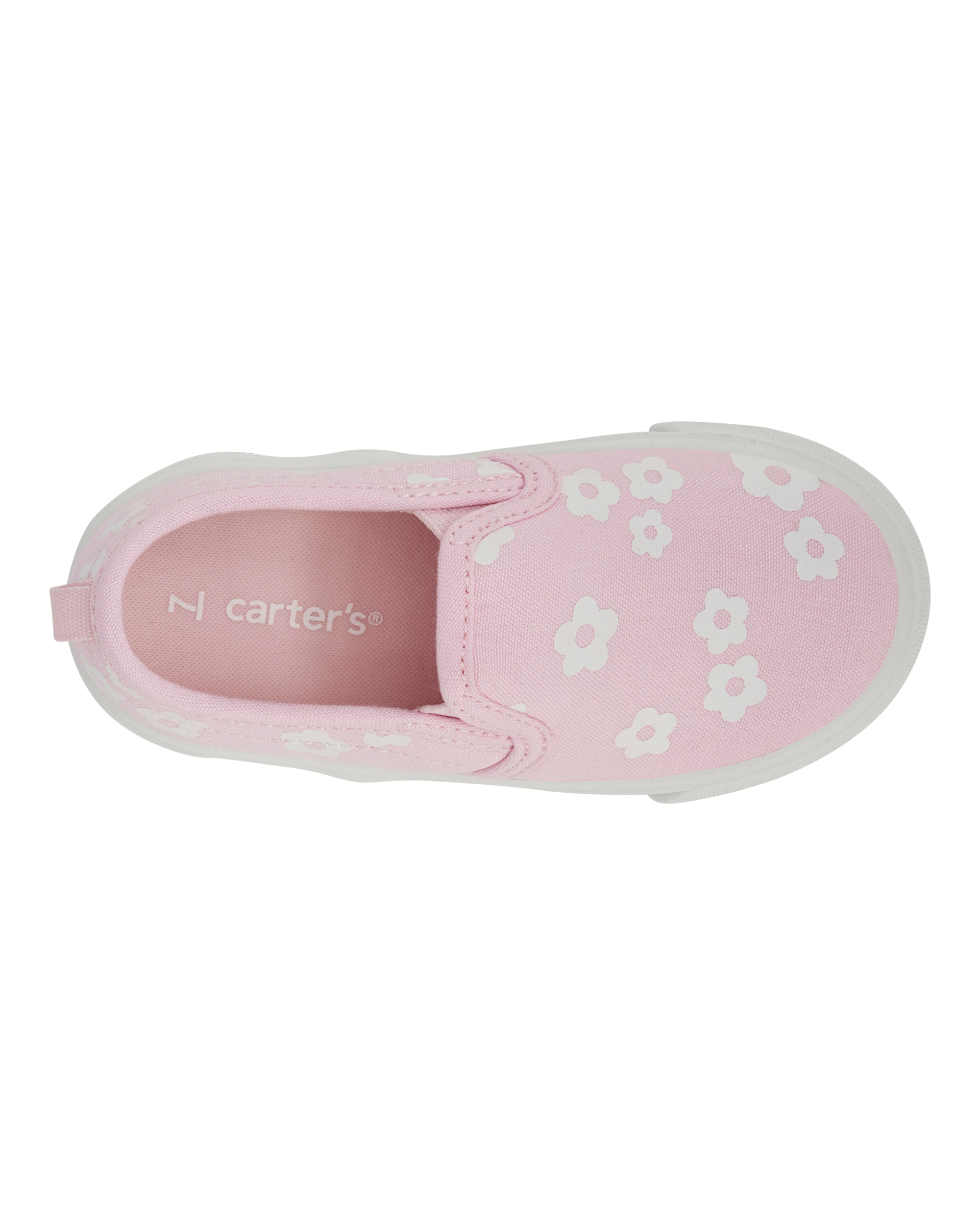 Toddler Slip-On Floral Sneakers - Pink