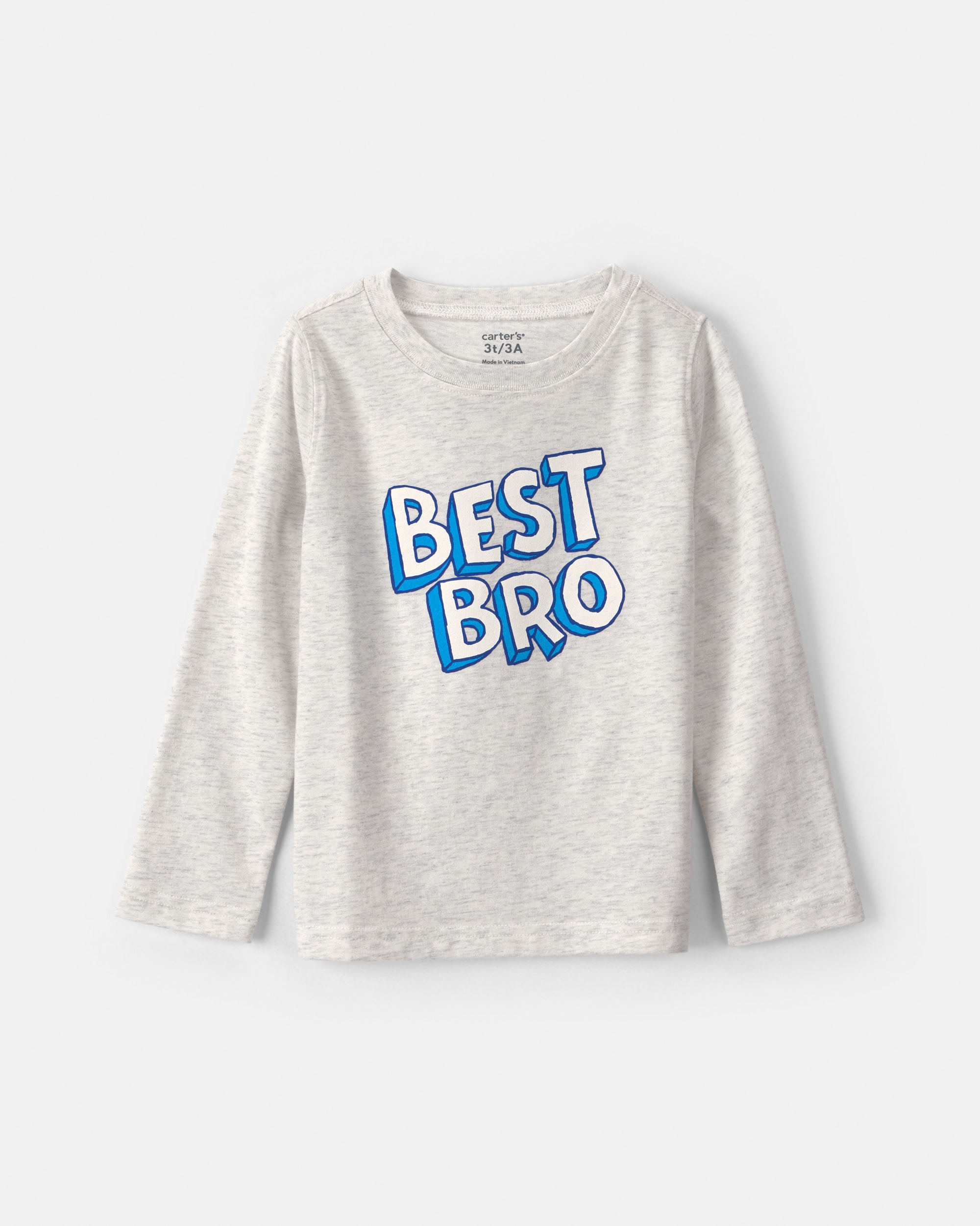 Toddler Boy 'Best Bro' Long-Sleeve Graphic Tee - Grey