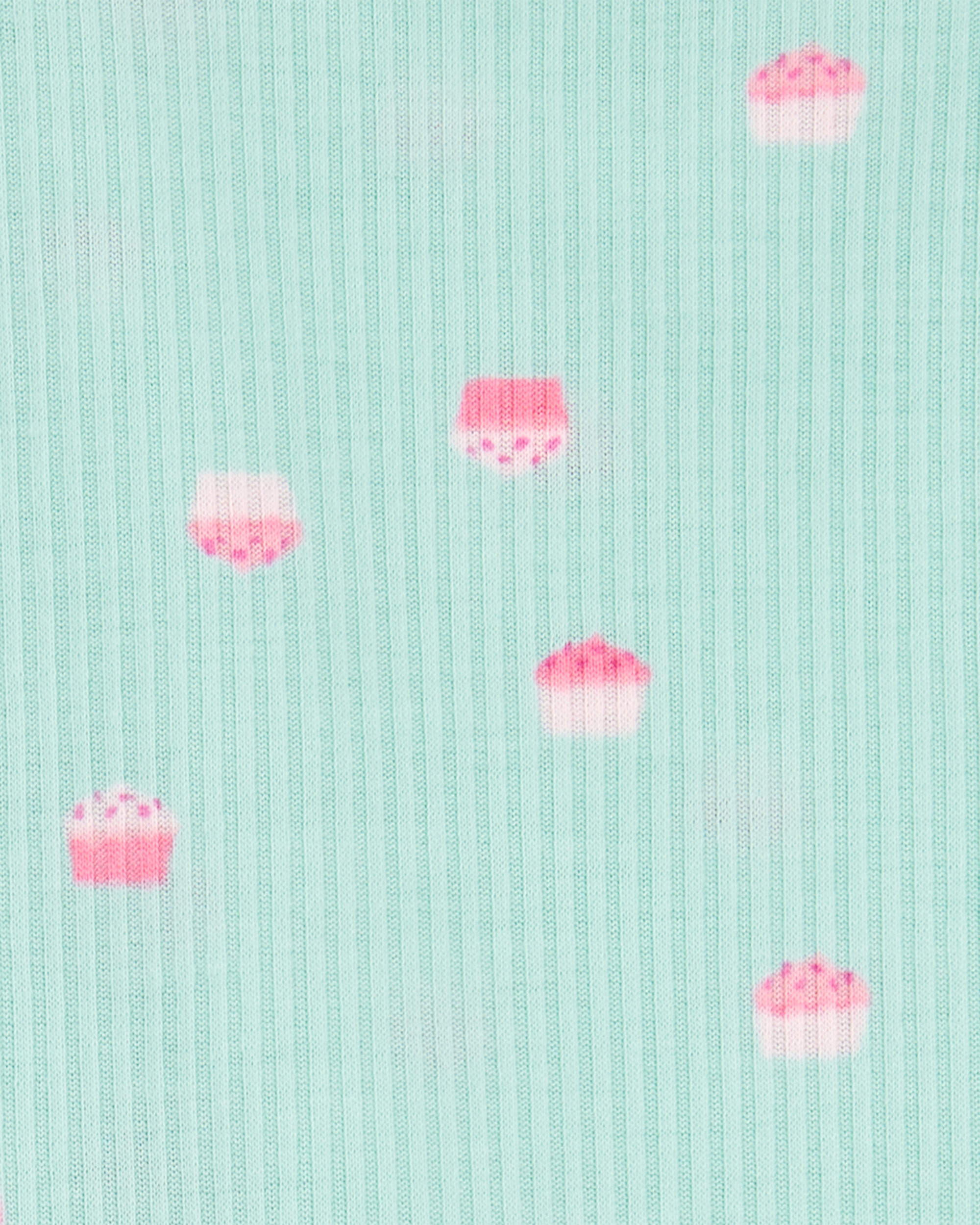 Toddler Girl 2-Piece Cupcake Loose Fit Pyjamas