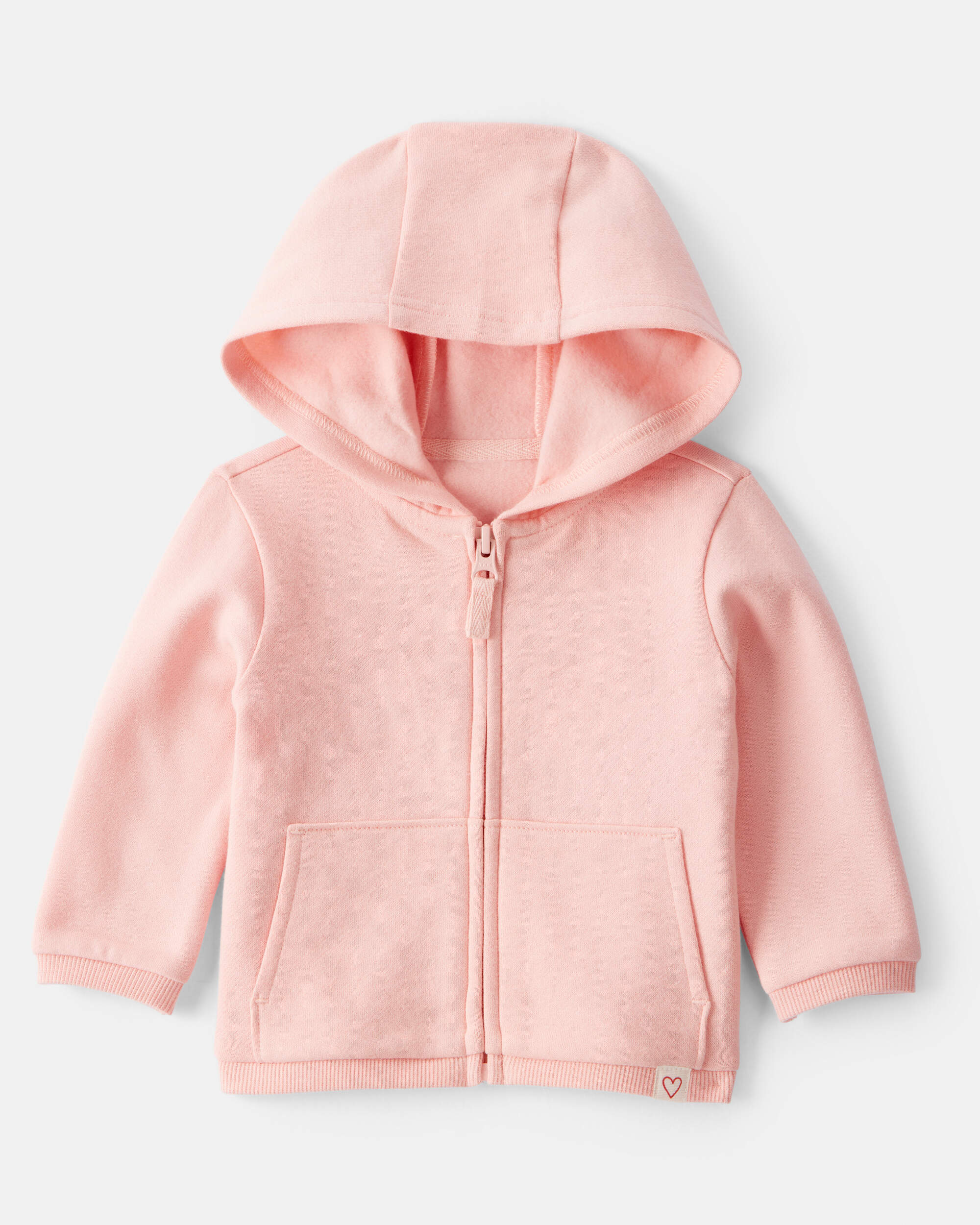 Baby Girl Long-Sleeve Zip-Up Jacket - Pink