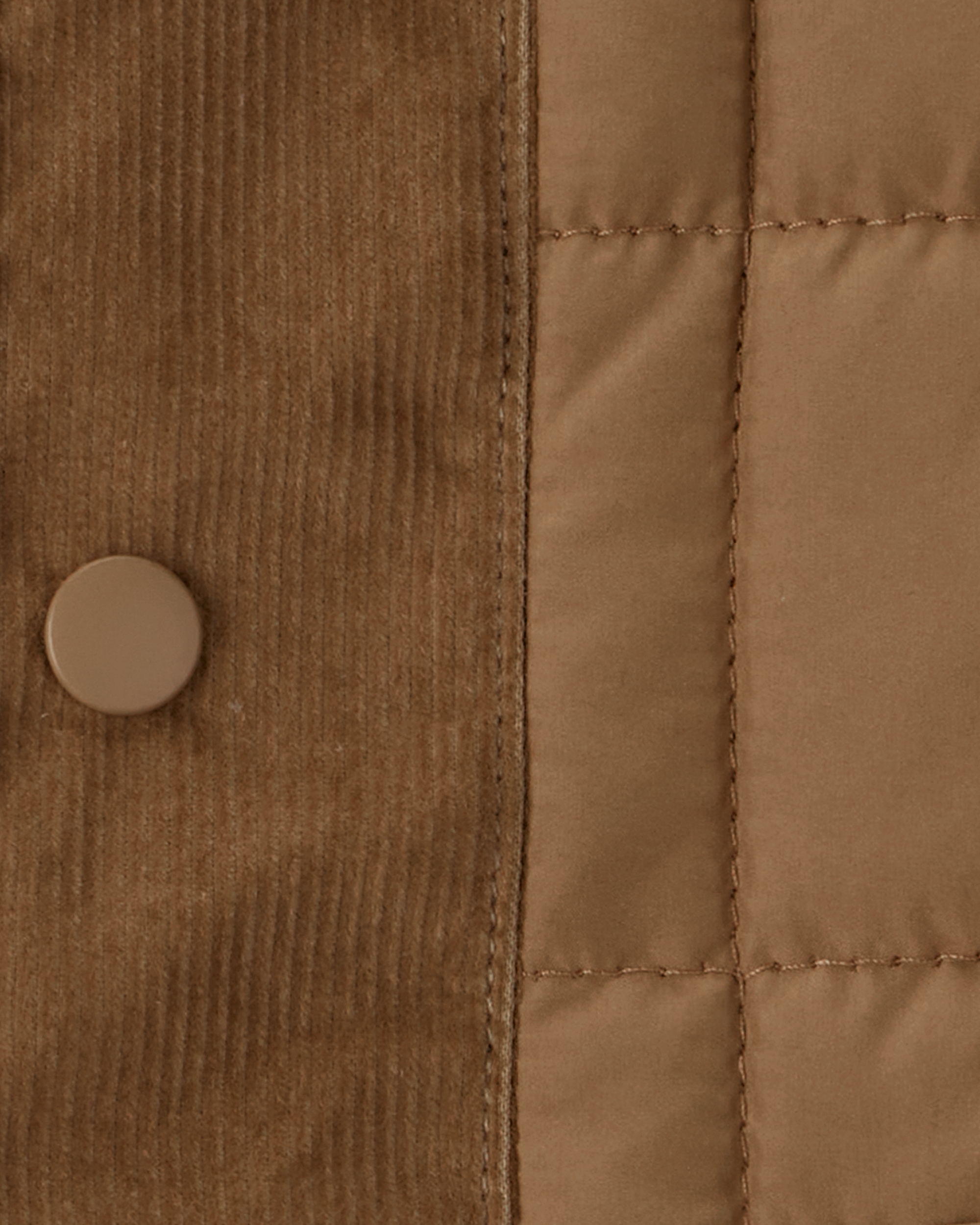 Toddler Boy Sleeveless Puffer Vest - Brown