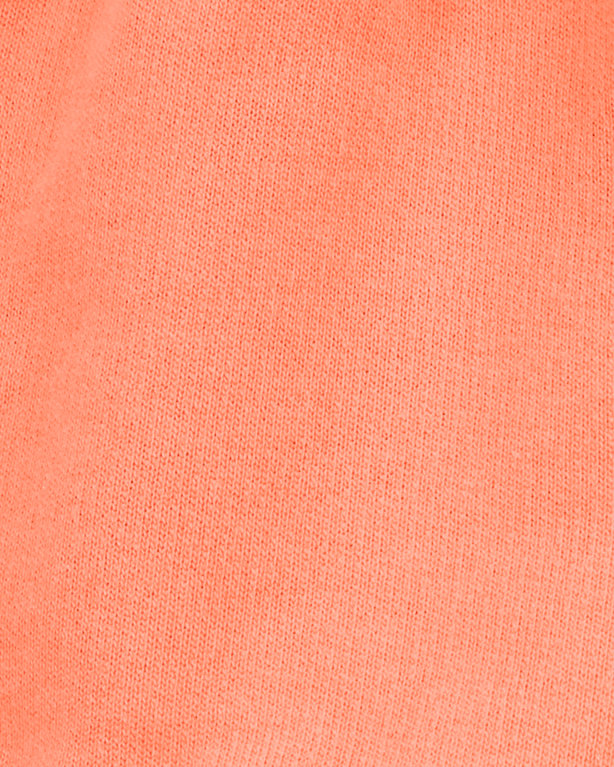 Baby Pull-On French Terry Shorts - Orange