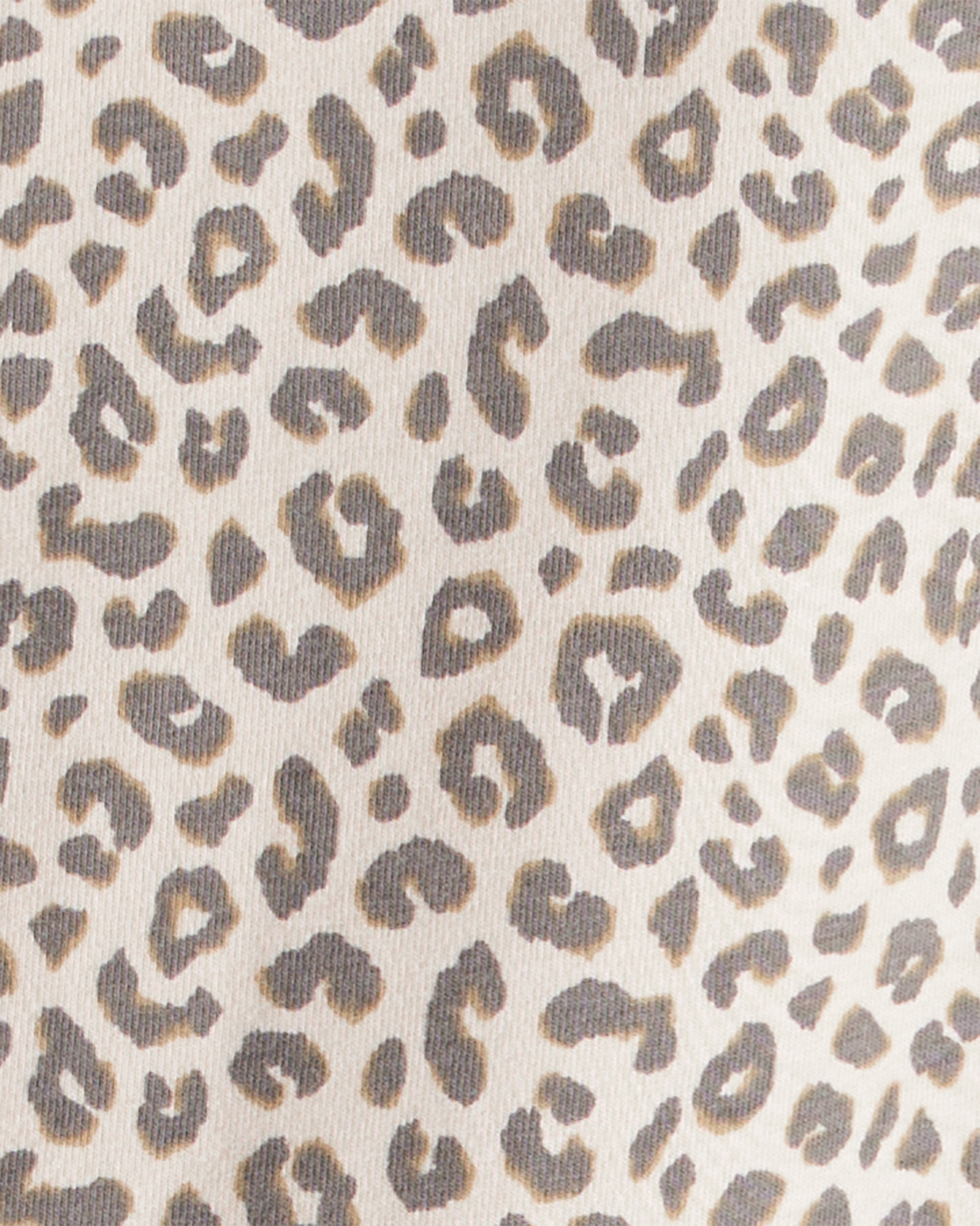 Girls Cotton Leopard Stretch Flare Leggings