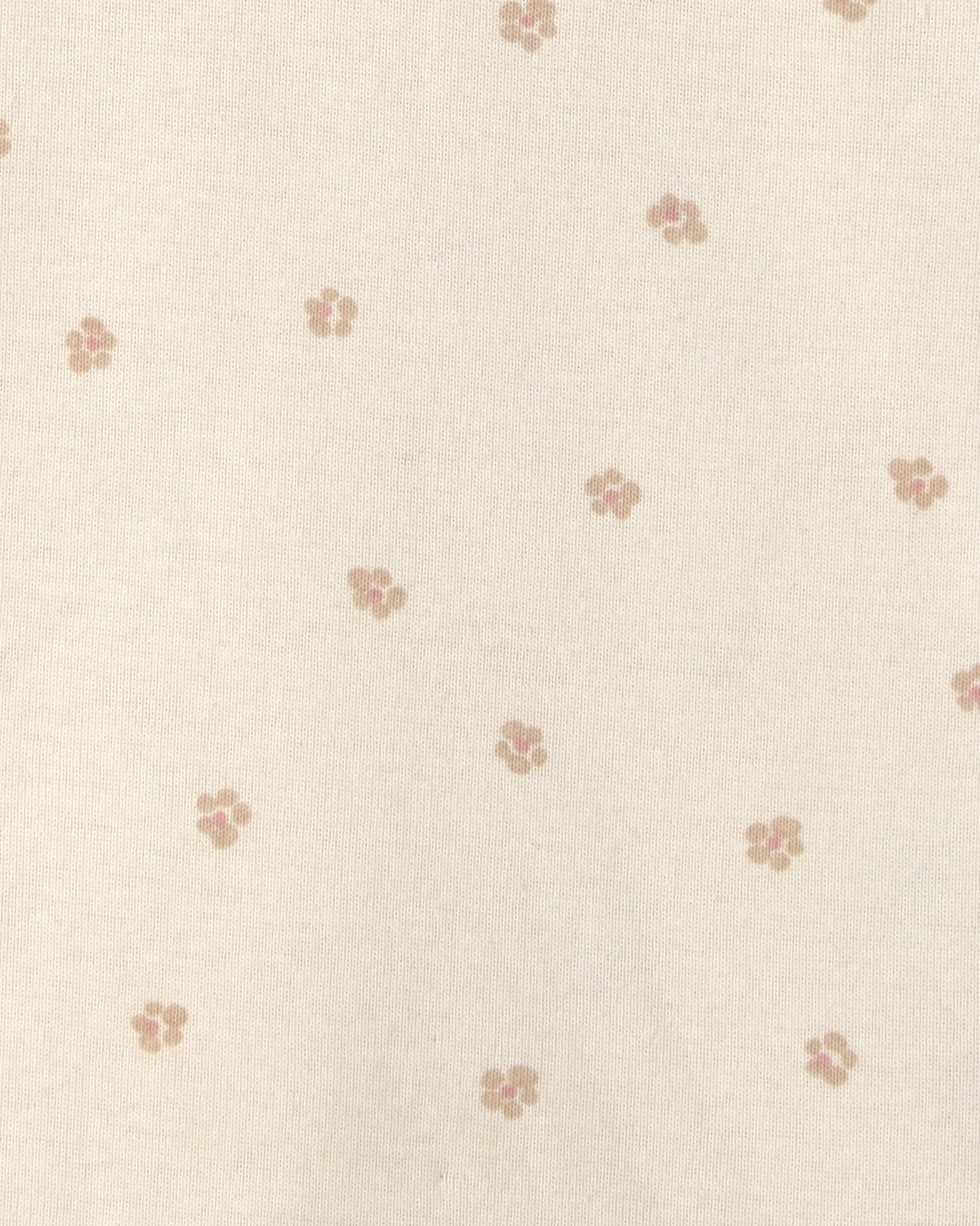 Baby Girl 3-Piece Paw Print Teddy Fleece Layering Set - Brown