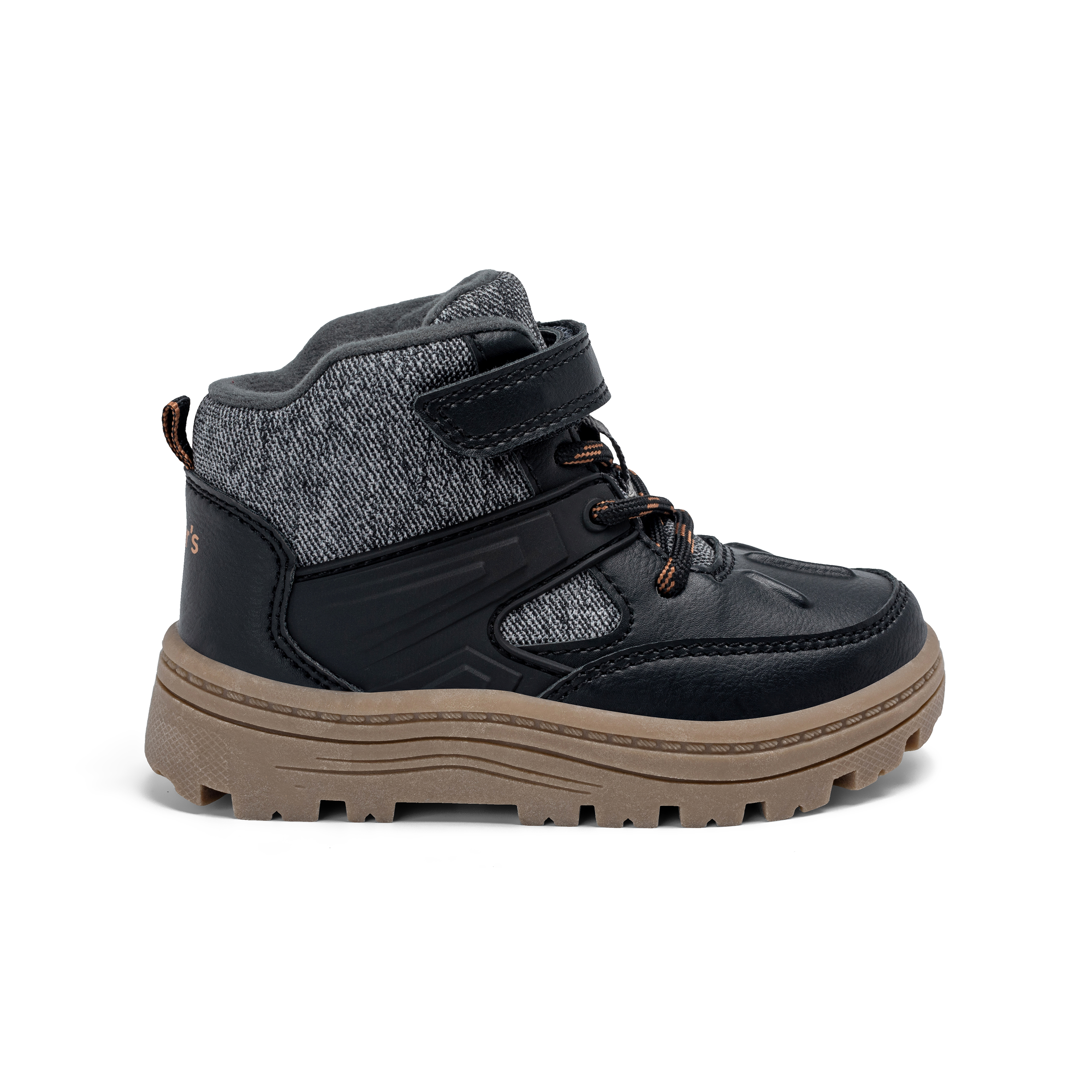 Toddler Boy Lace-Up Boots - Grey