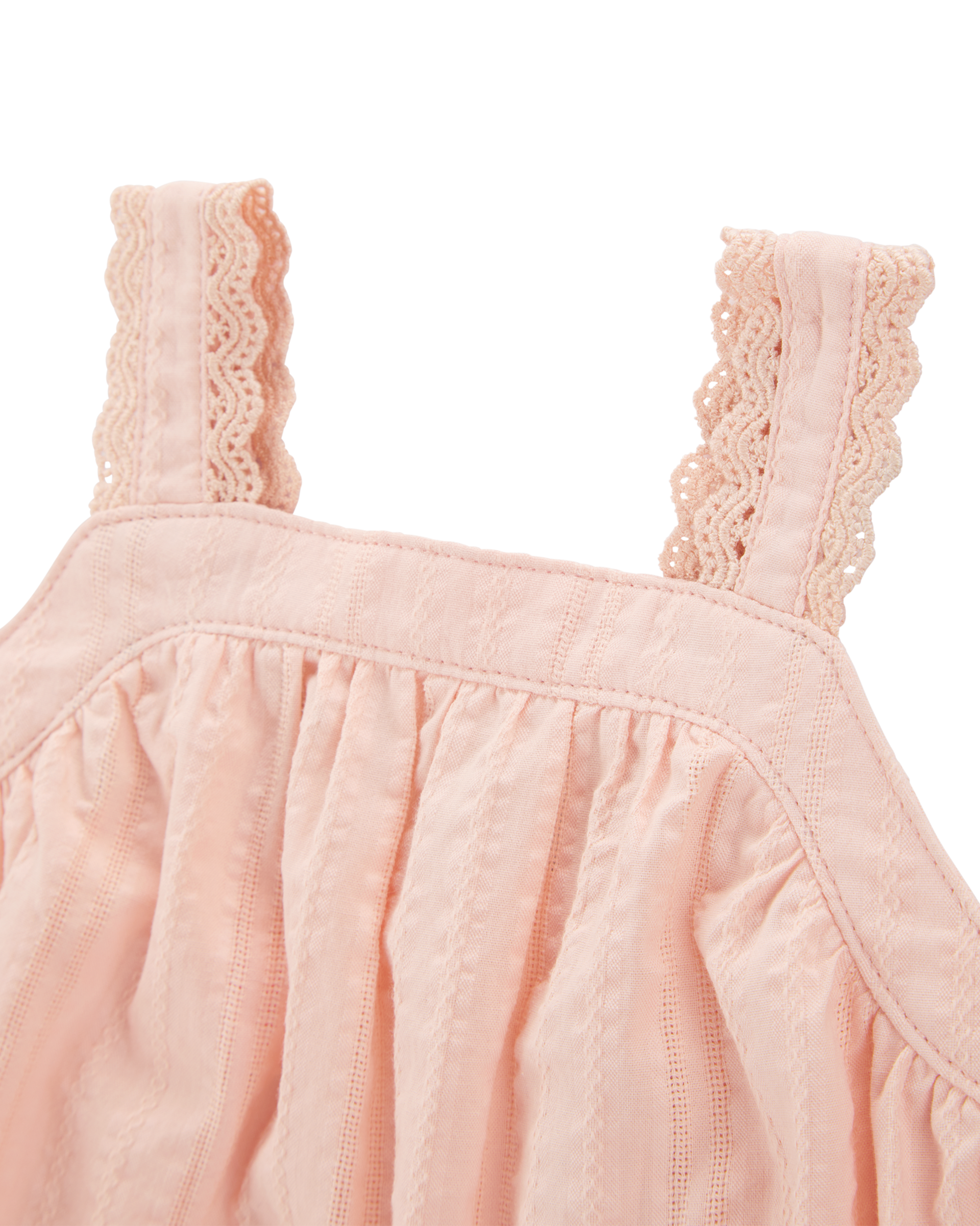 Baby 3-Piece Lace Trim Outfit Set