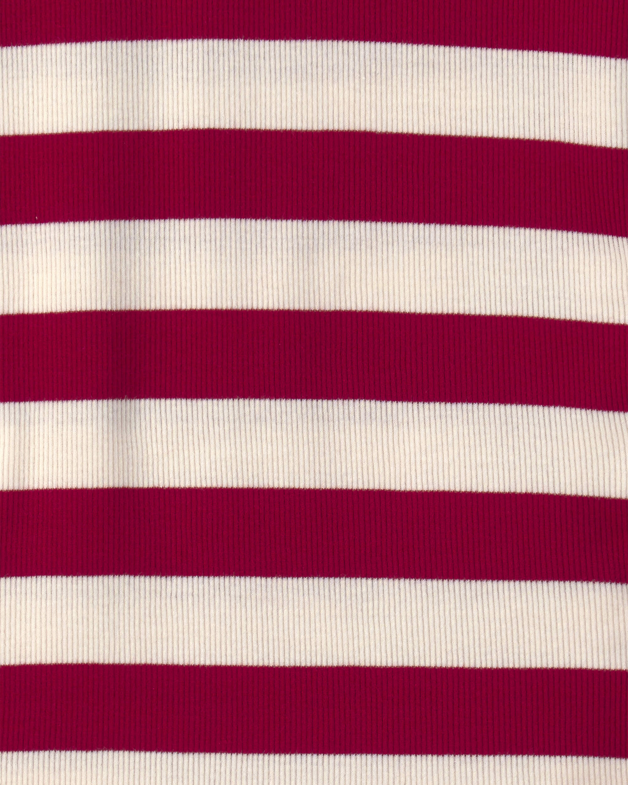 Kids 2-Piece Organic Cotton Ribbed Pyjamas Stripes