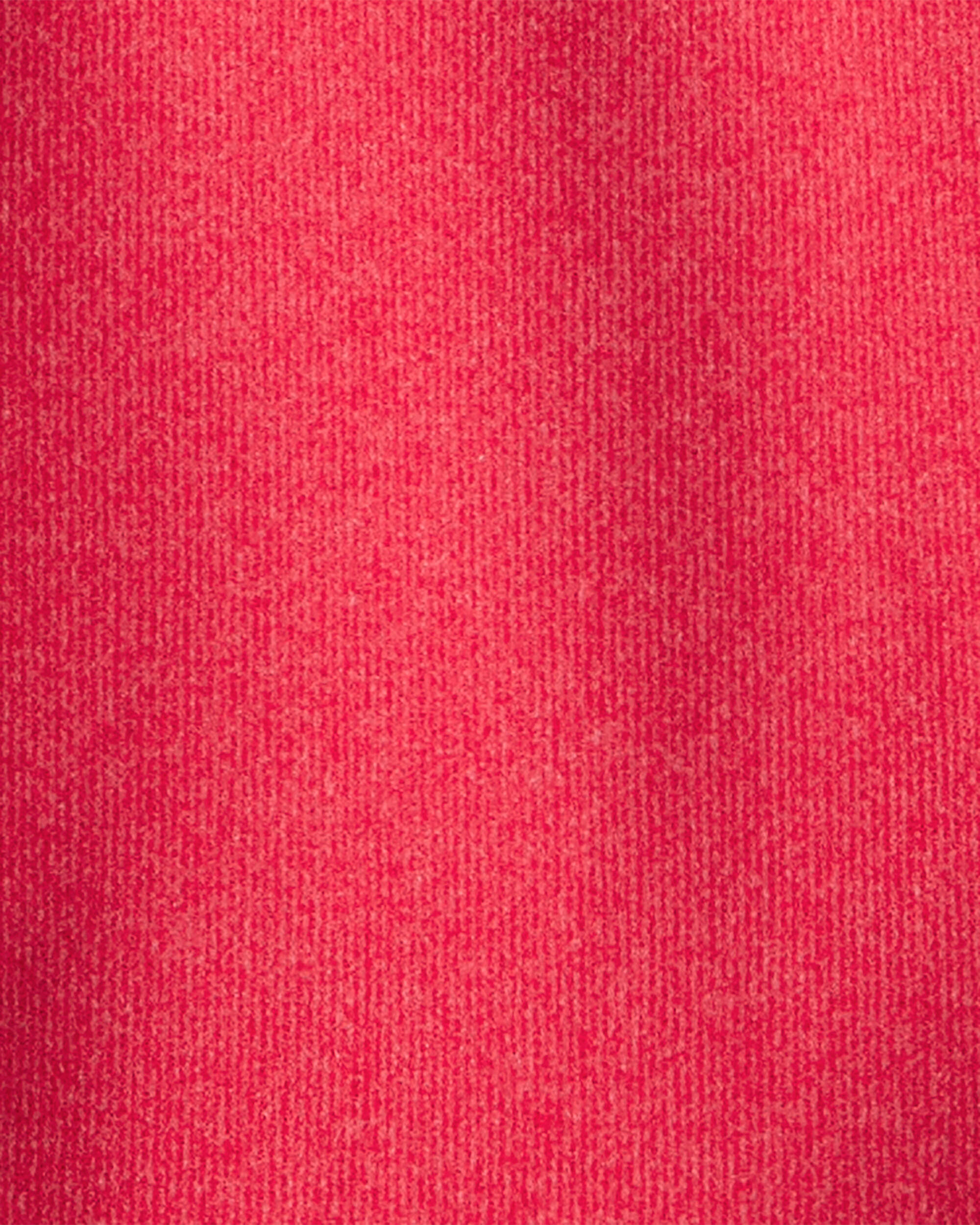 Toddler Boy Long-Sleeve Quarter-Zip Pullover Sweatshirt - Red