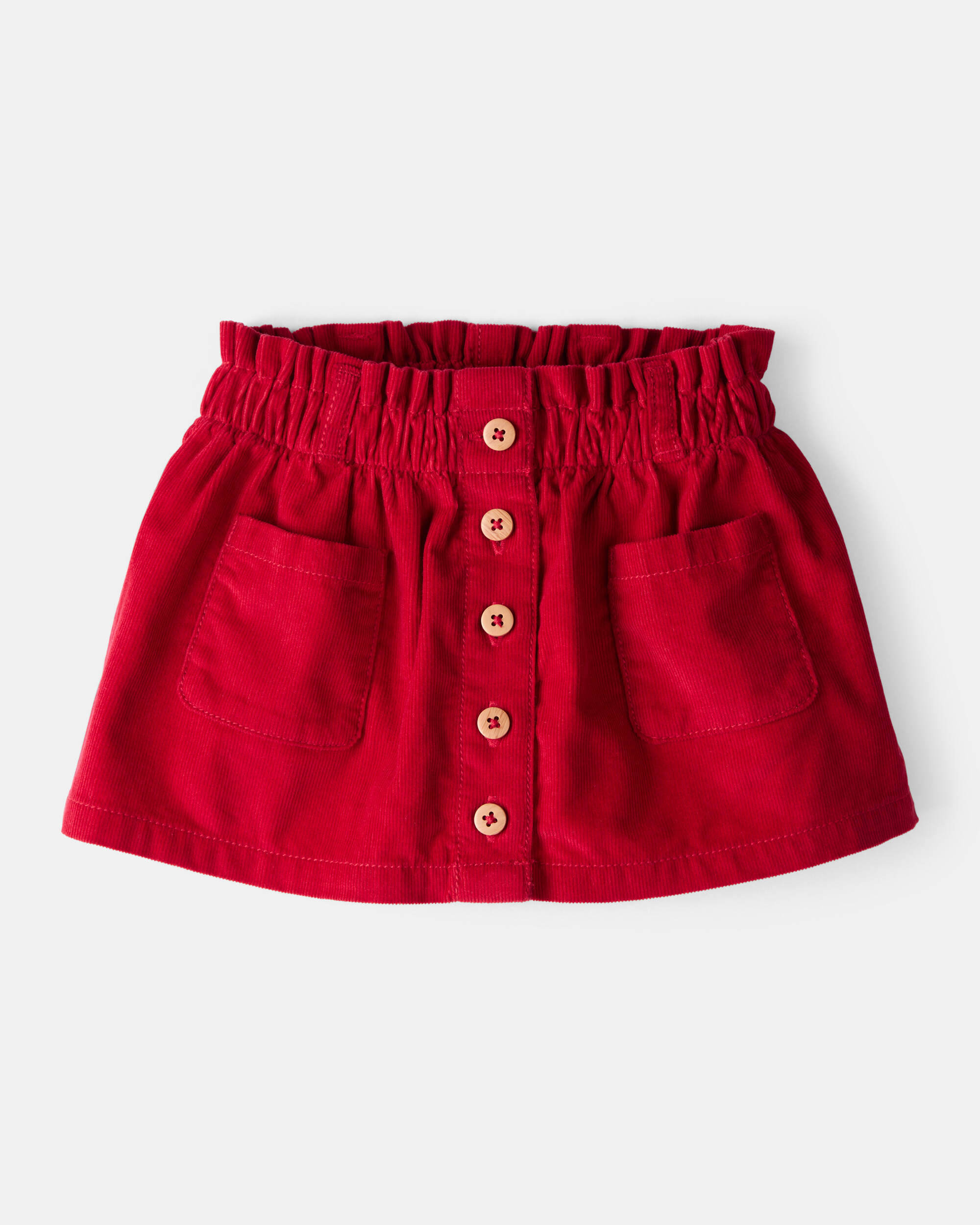Baby Girl Corduroy Skort - Red