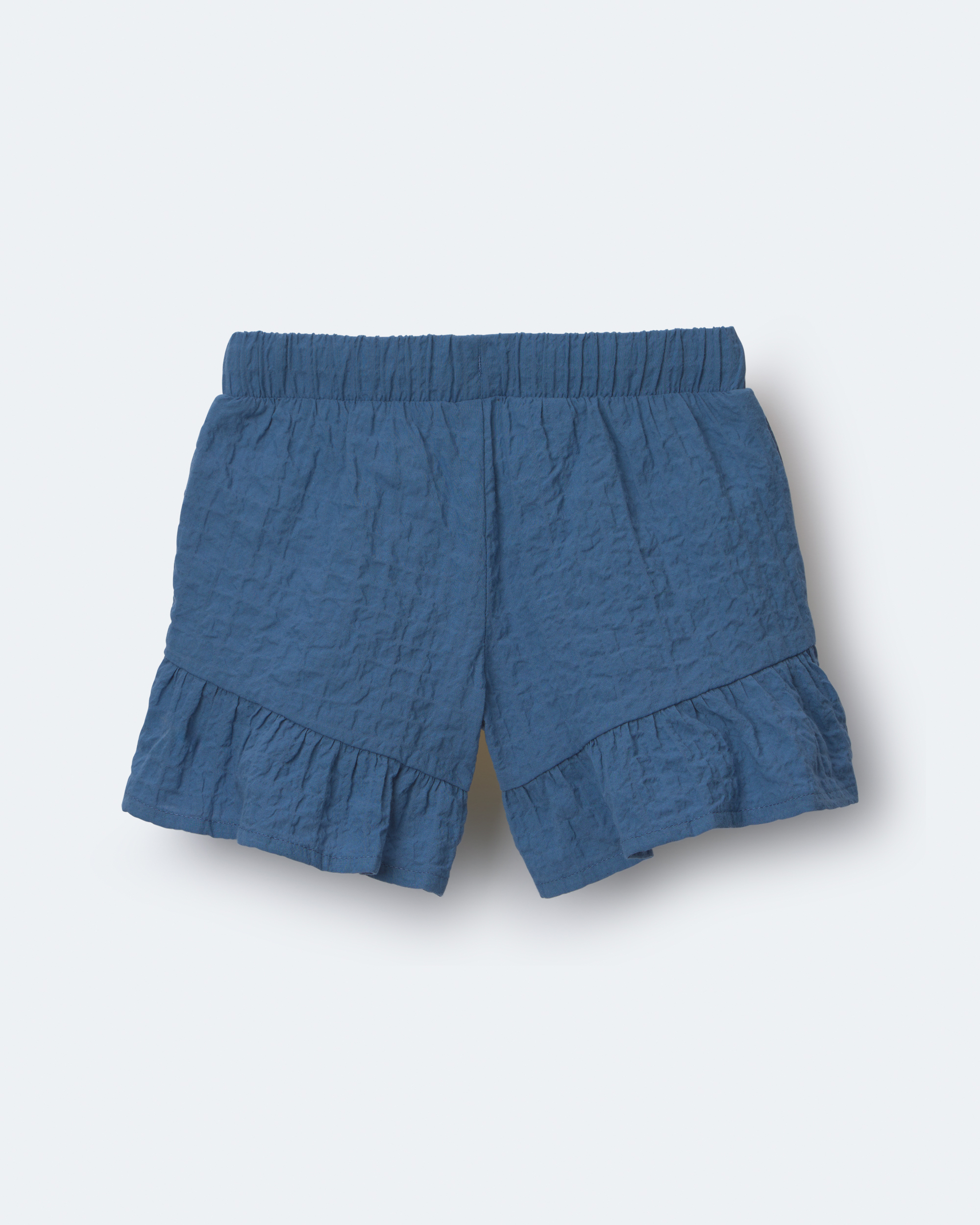 Toddler Girl Ruffle Butterfly Shorts - Slate Blue