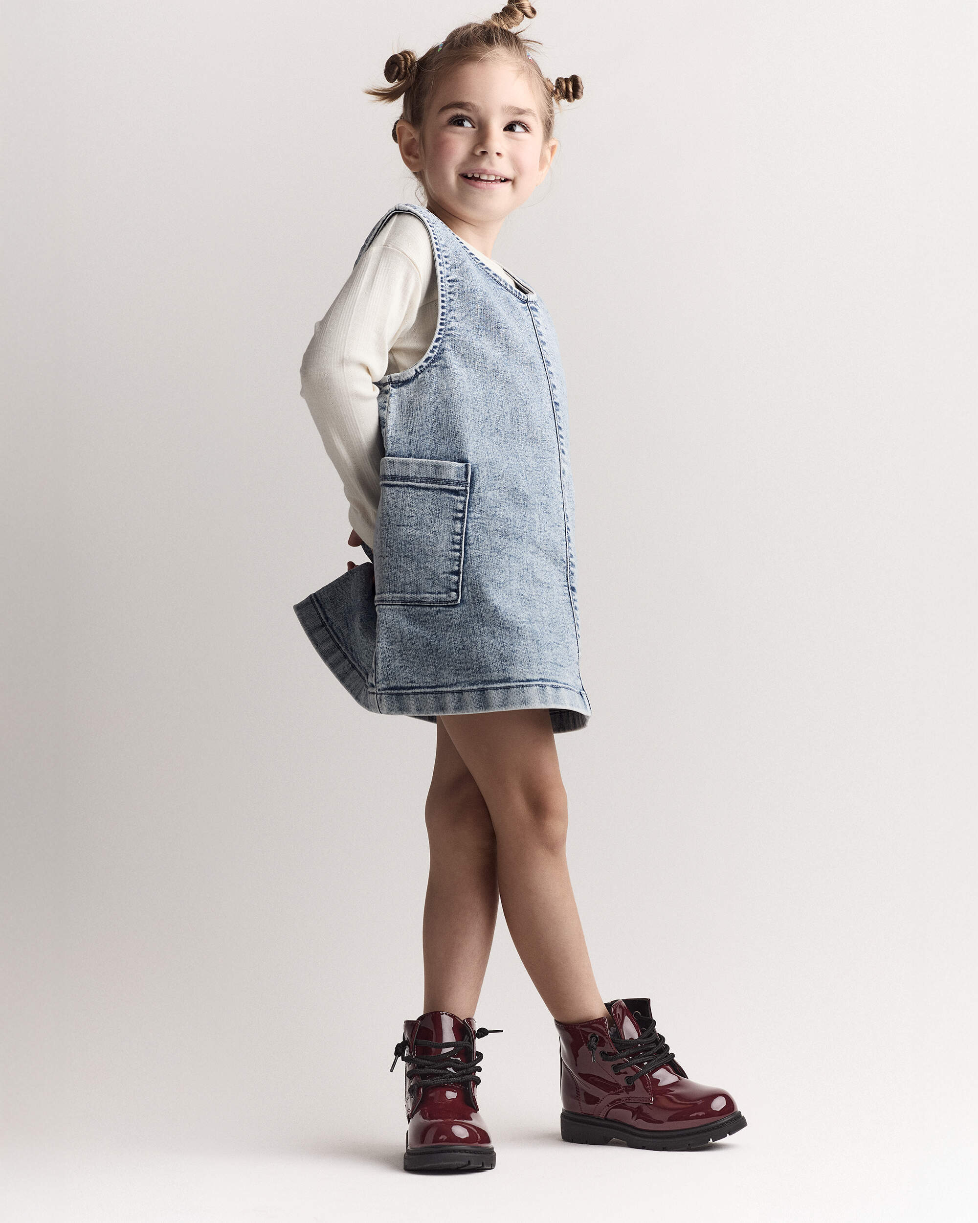 Toddler Girl Pointelle Long-Sleeve Top - Cream