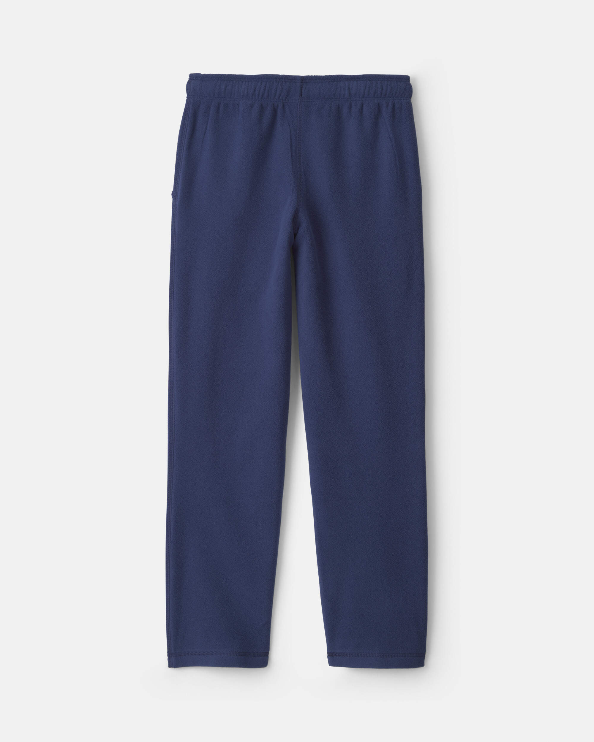 Boys Microfleece Wide-Leg Pants - Navy Blue