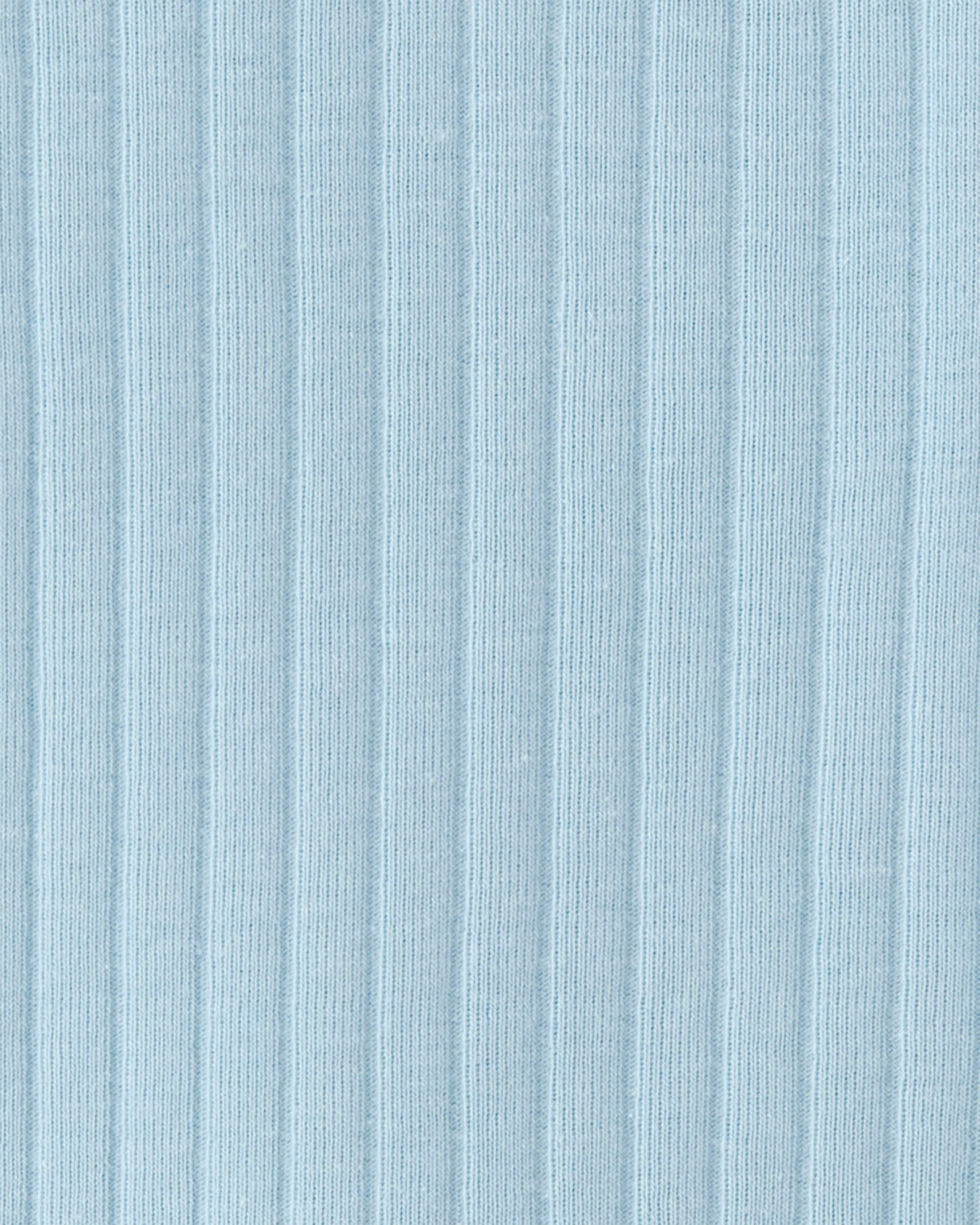 Toddler Boy Rib Snug Fit 2-Piece Pajama Set - Blue