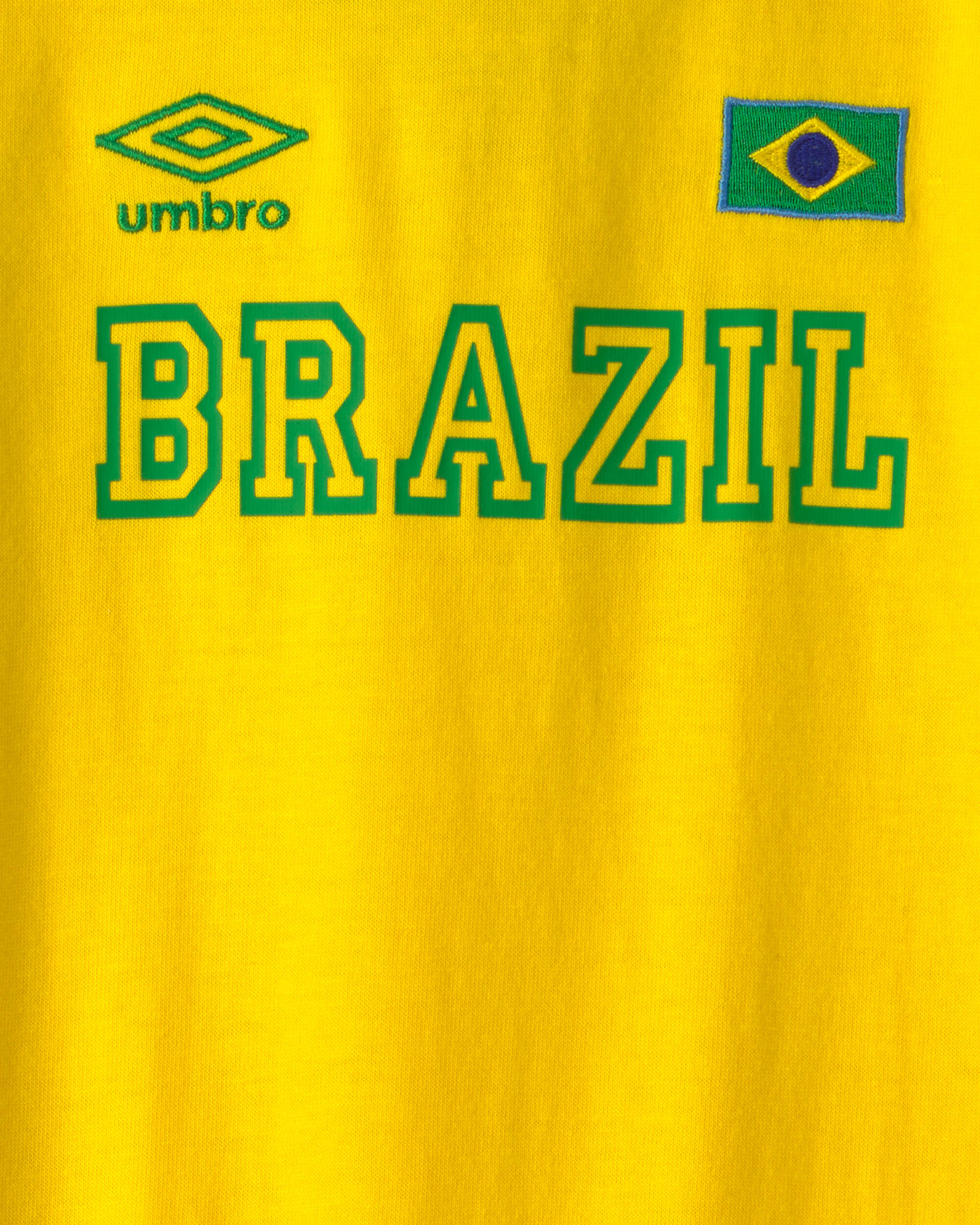 Baby Umbro Brazil Soccer Romper - Blue/Yellow/Green