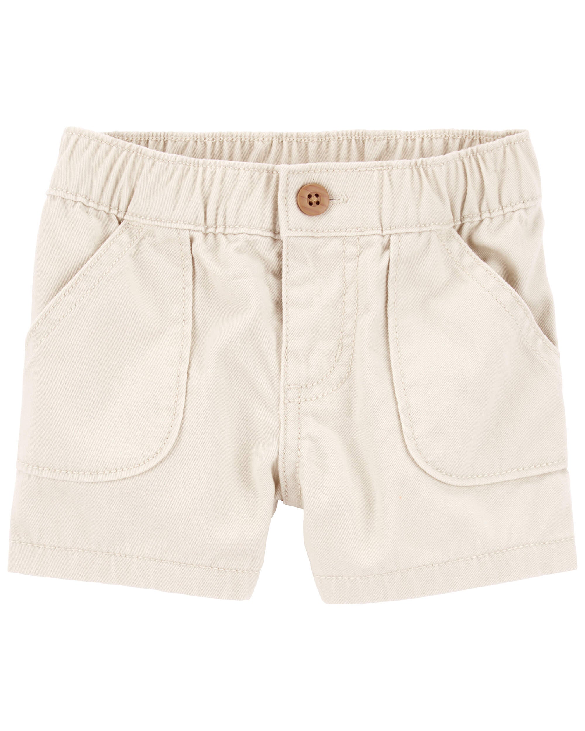 Khaki 3 Piece Feeling The Vibes Little Shorts Set Carter s