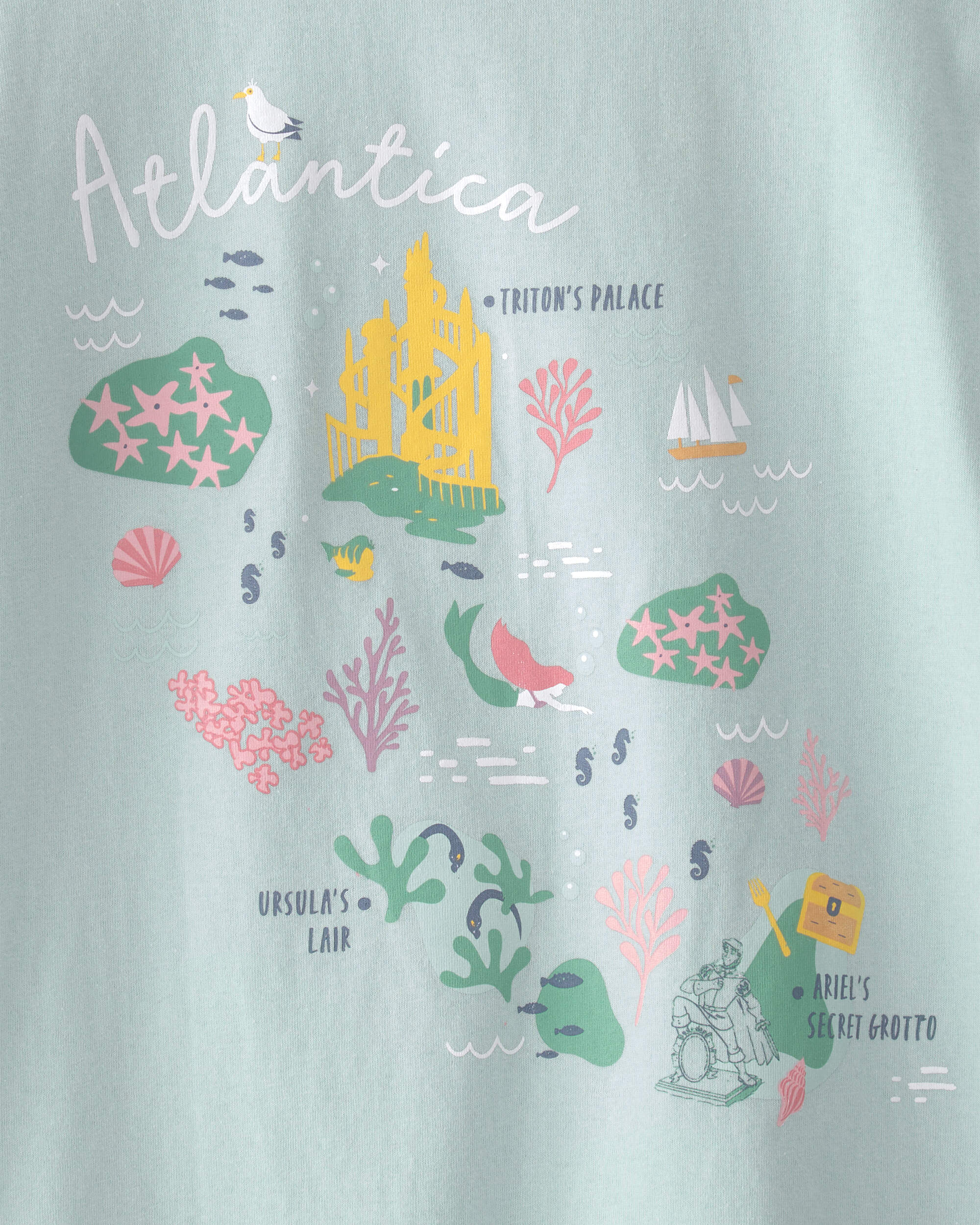 Girls Disney© Ariel Graphic Tee - Blue