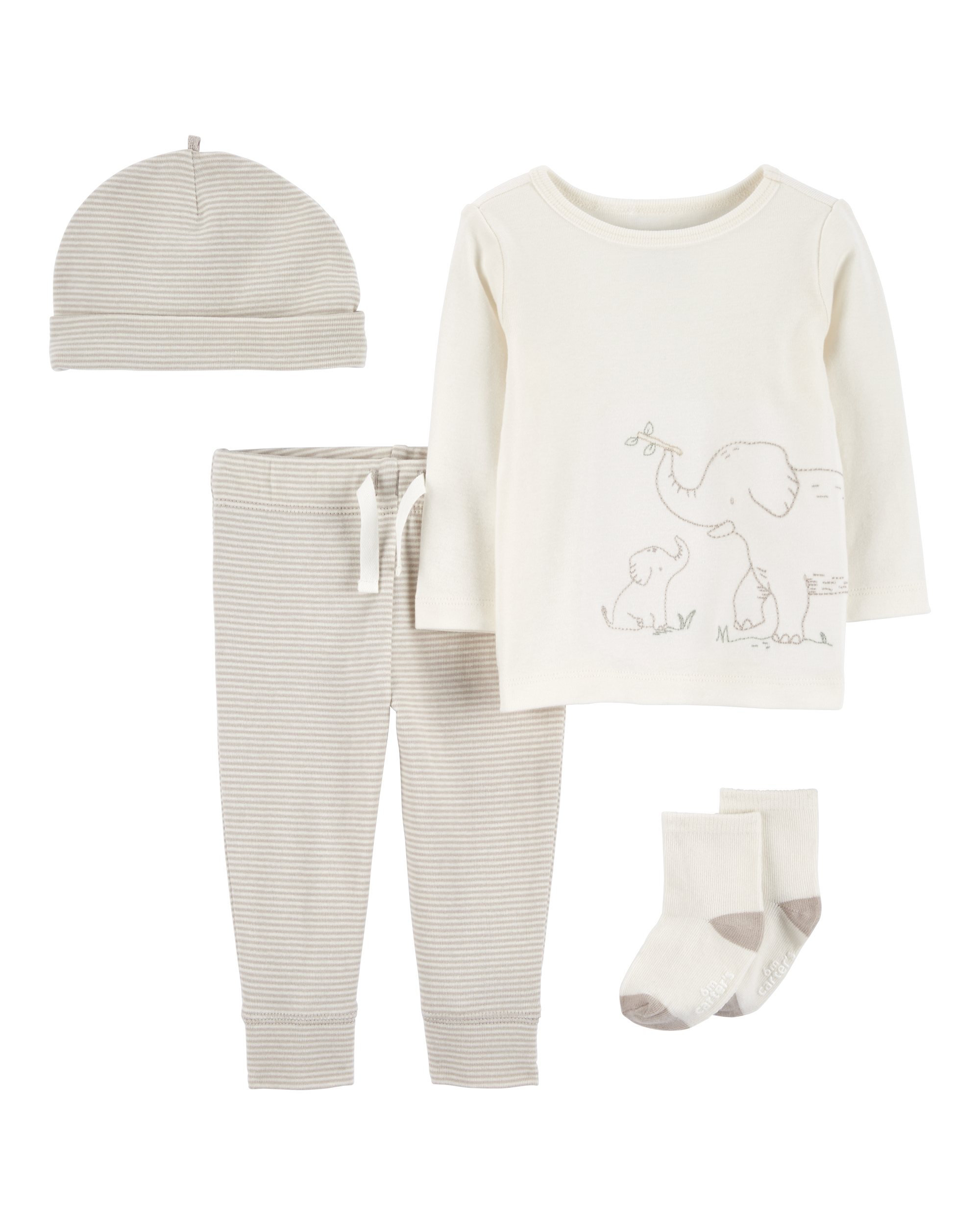 Baby 4-Piece Elephant Outfit Set