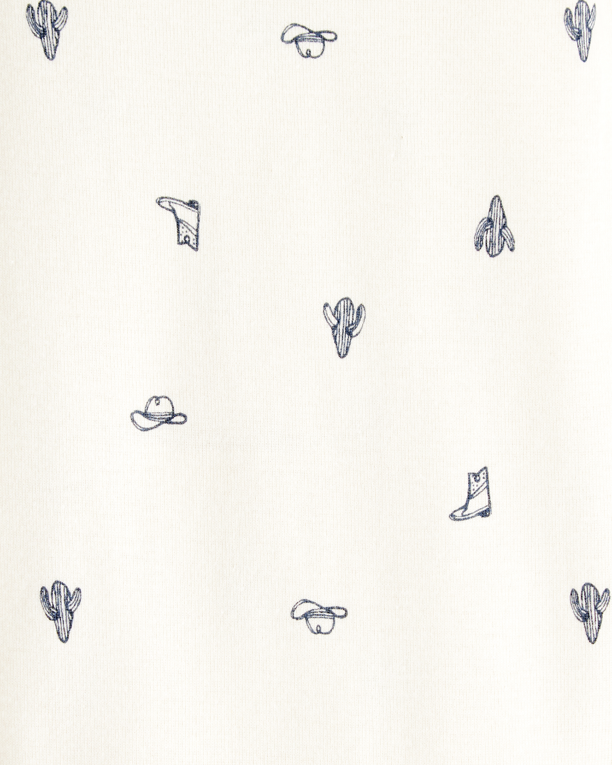 Baby Boy 5-Pack Cowboy Print Cotton Multipack Bodysuits - Blue/White/Orange/Green