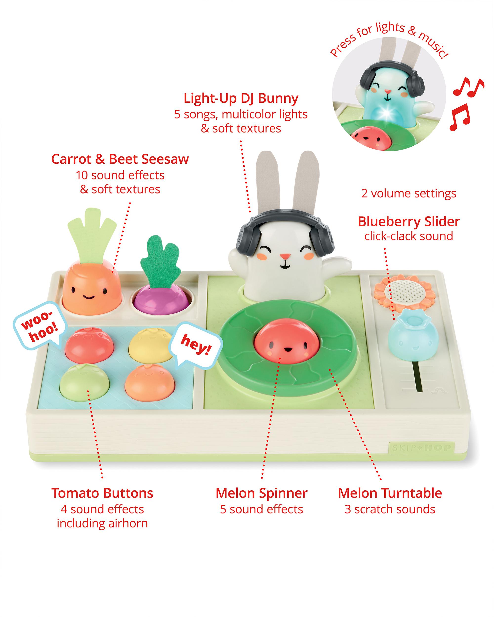 Baby Farmstand Let The Beet Drop DJ Set Baby Musical Toy