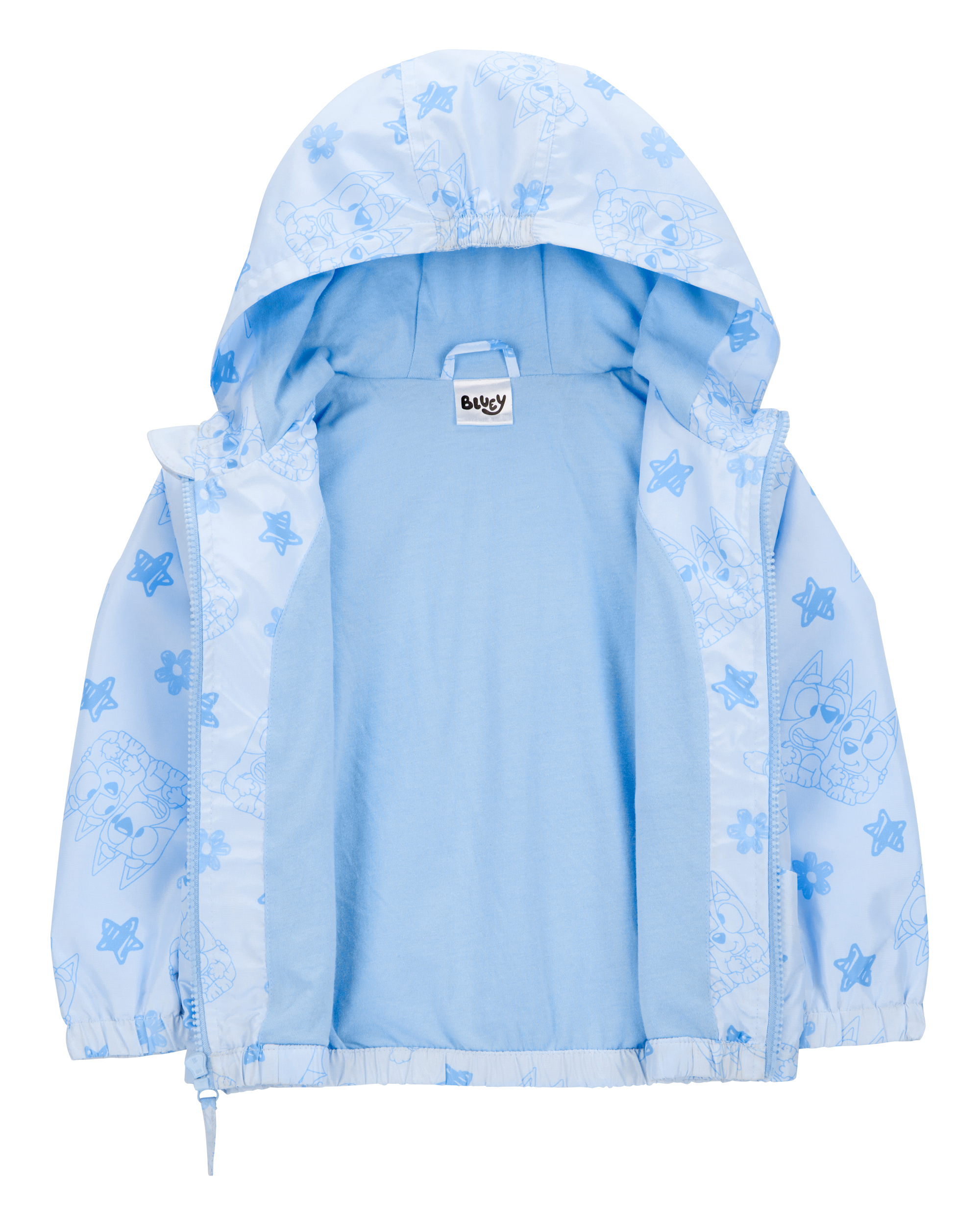 Toddler Bluey Windbreaker Jacket - Blue