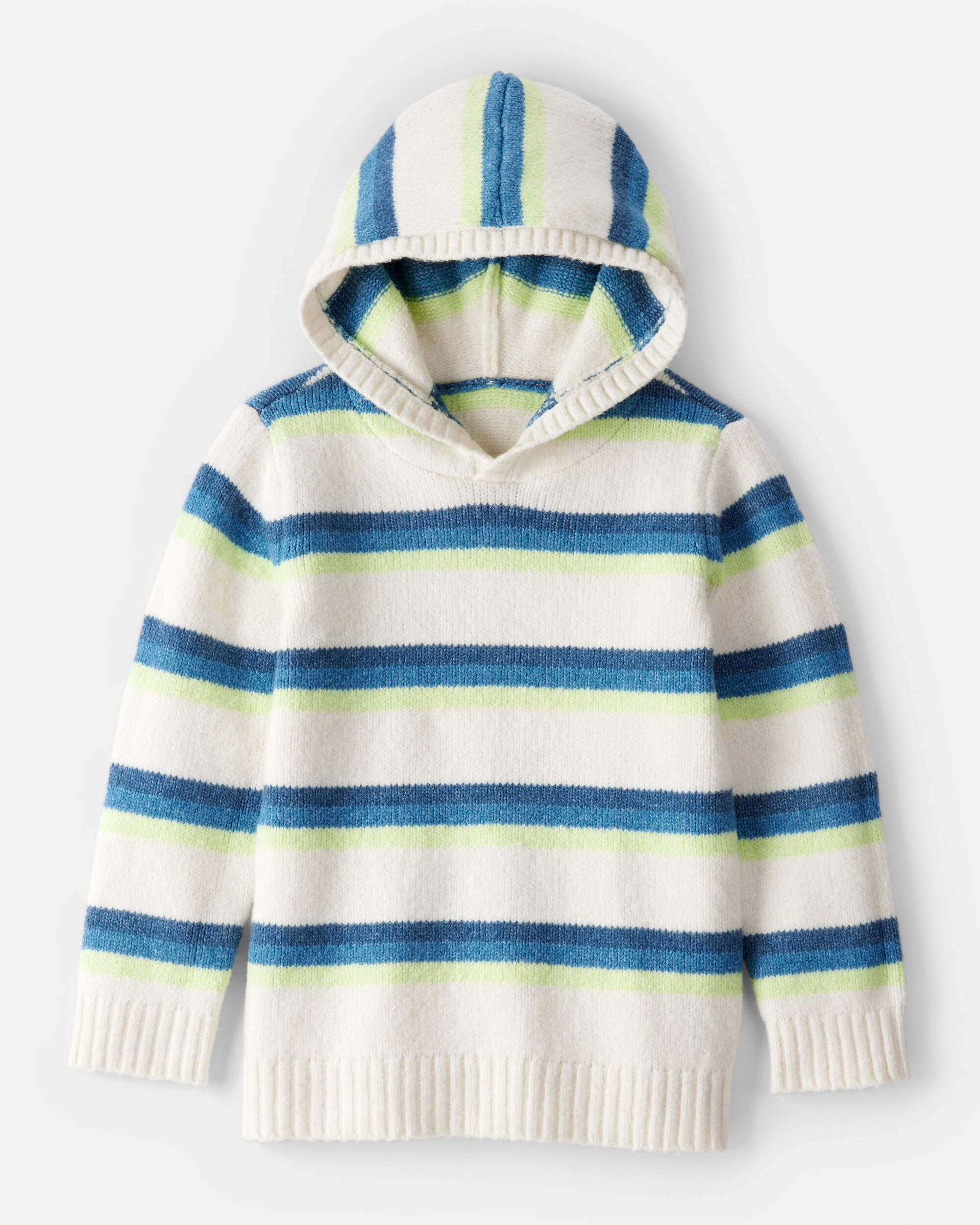 Boys Hooded Sweater - Cream