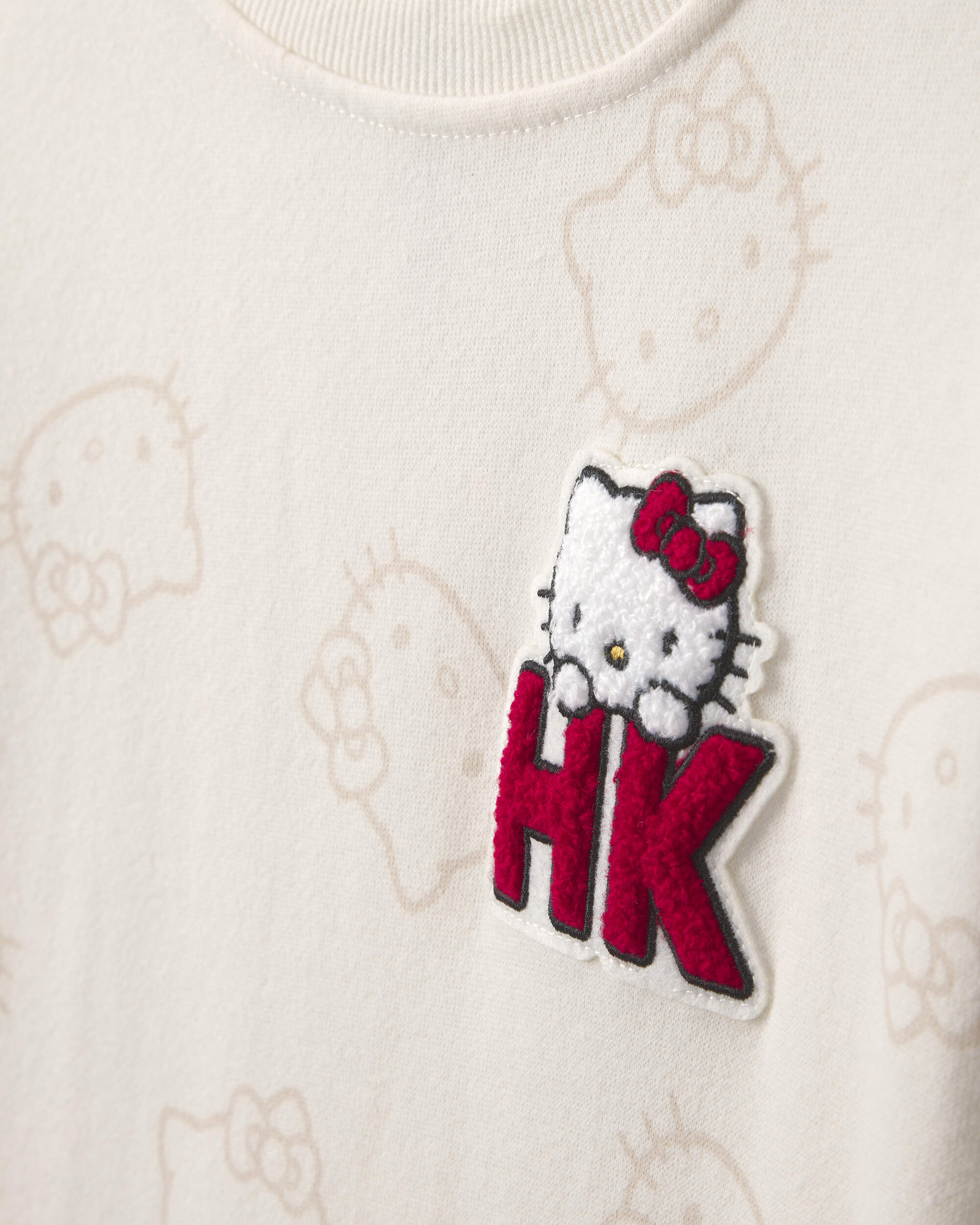 Girls Hello Kitty® Long-Sleeve Layered Dress - Cream