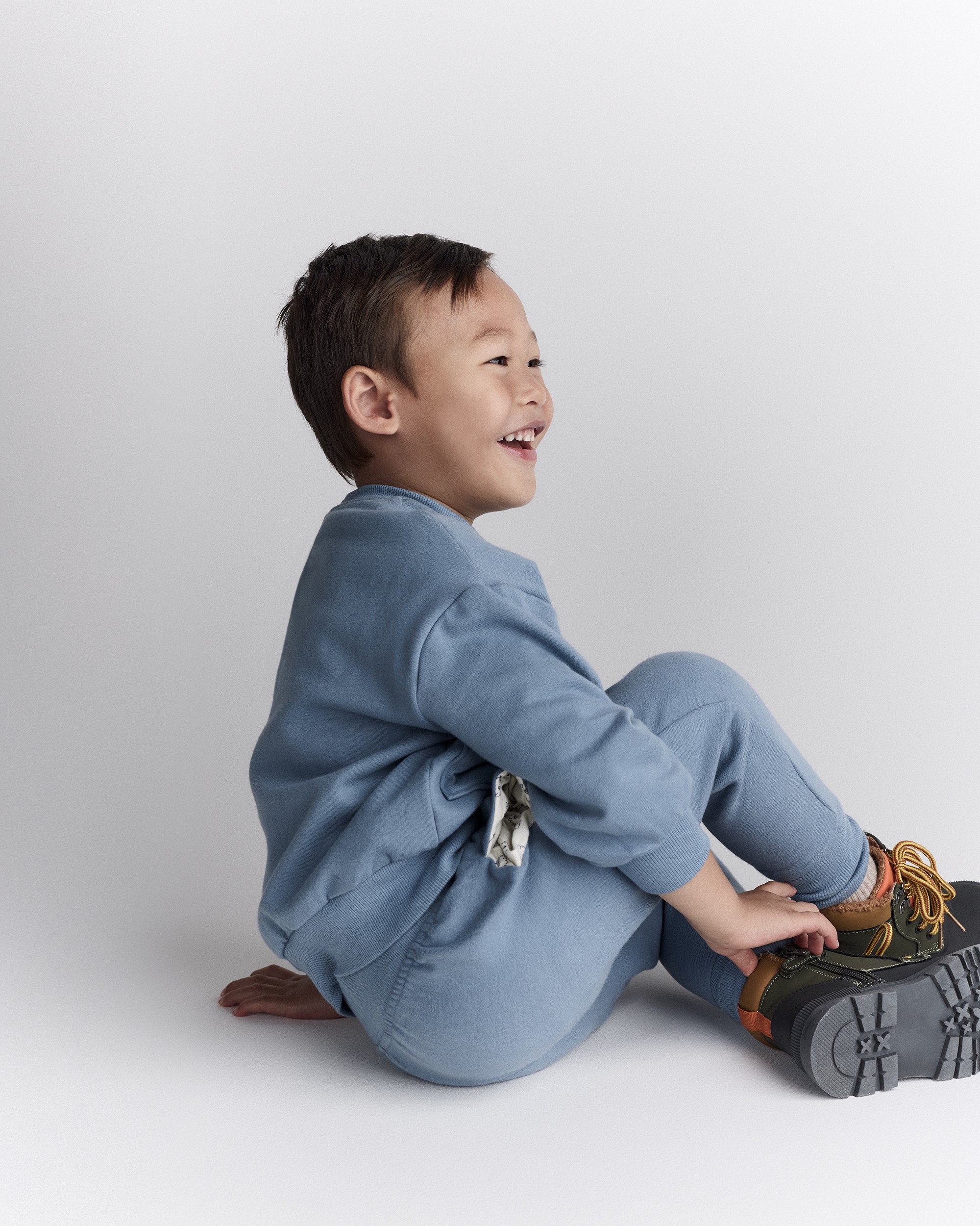 Toddler Neutral Otter Sweatshirt™ with Pockets - Blue