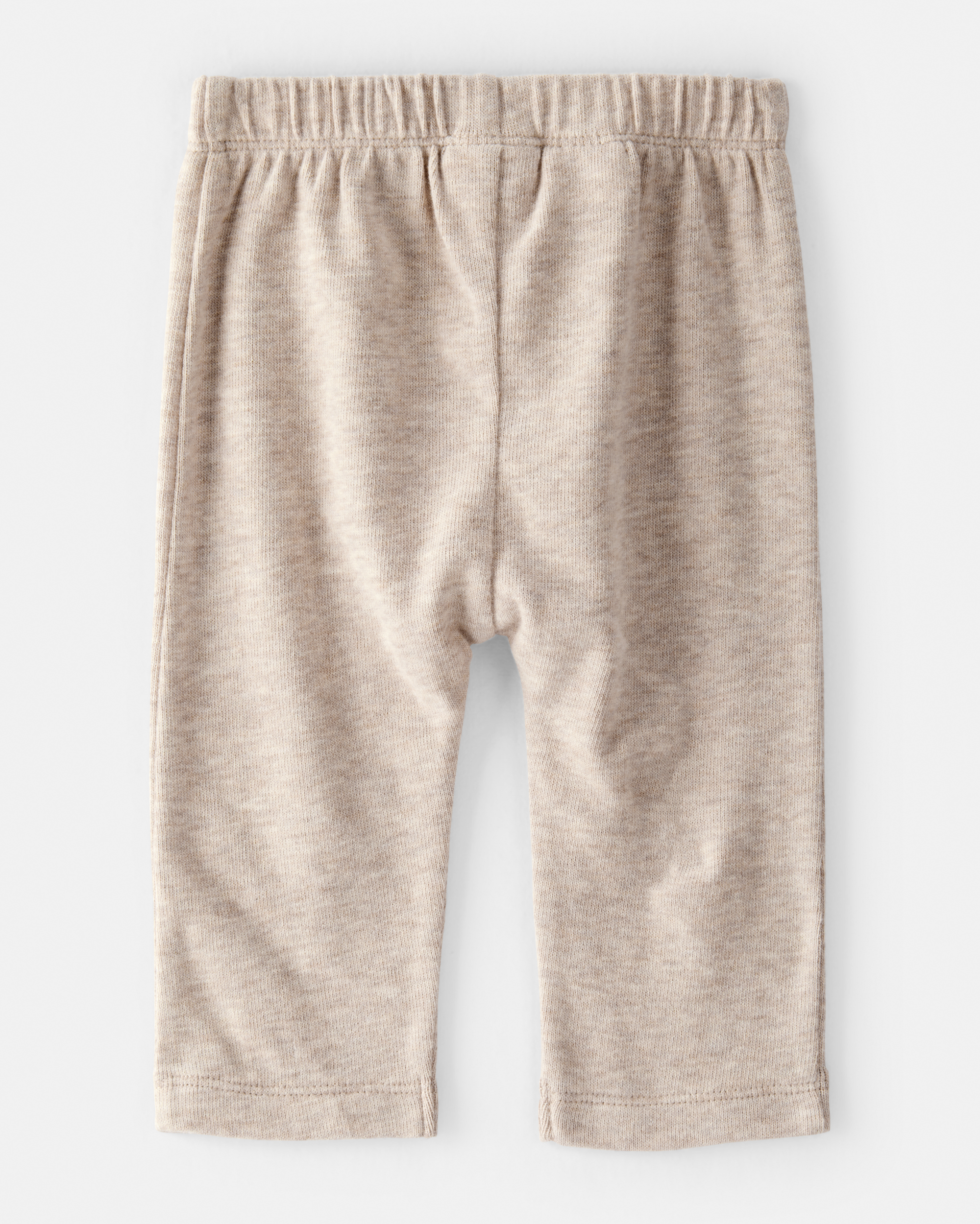 Baby Boy Pull-On Thermal Pants - Heather Grey