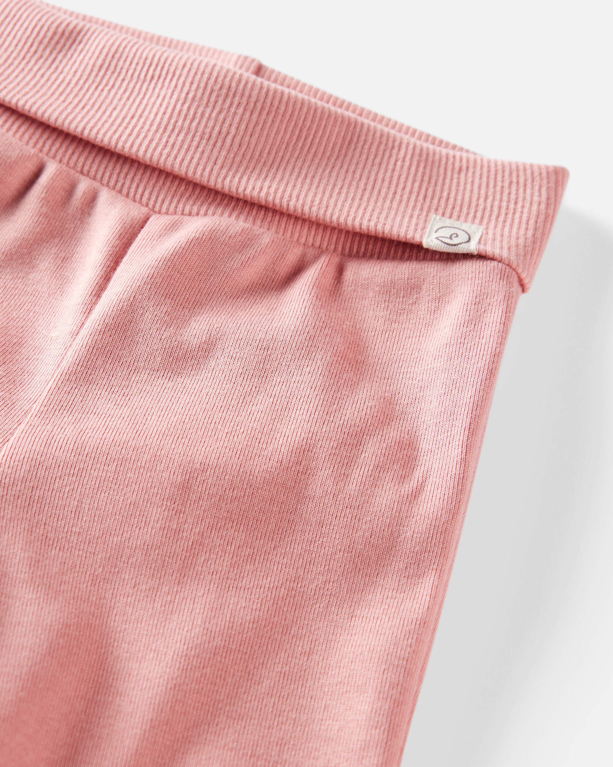 Baby Girl 2-Pack Organic Cotton Grow-With-Me Joggers