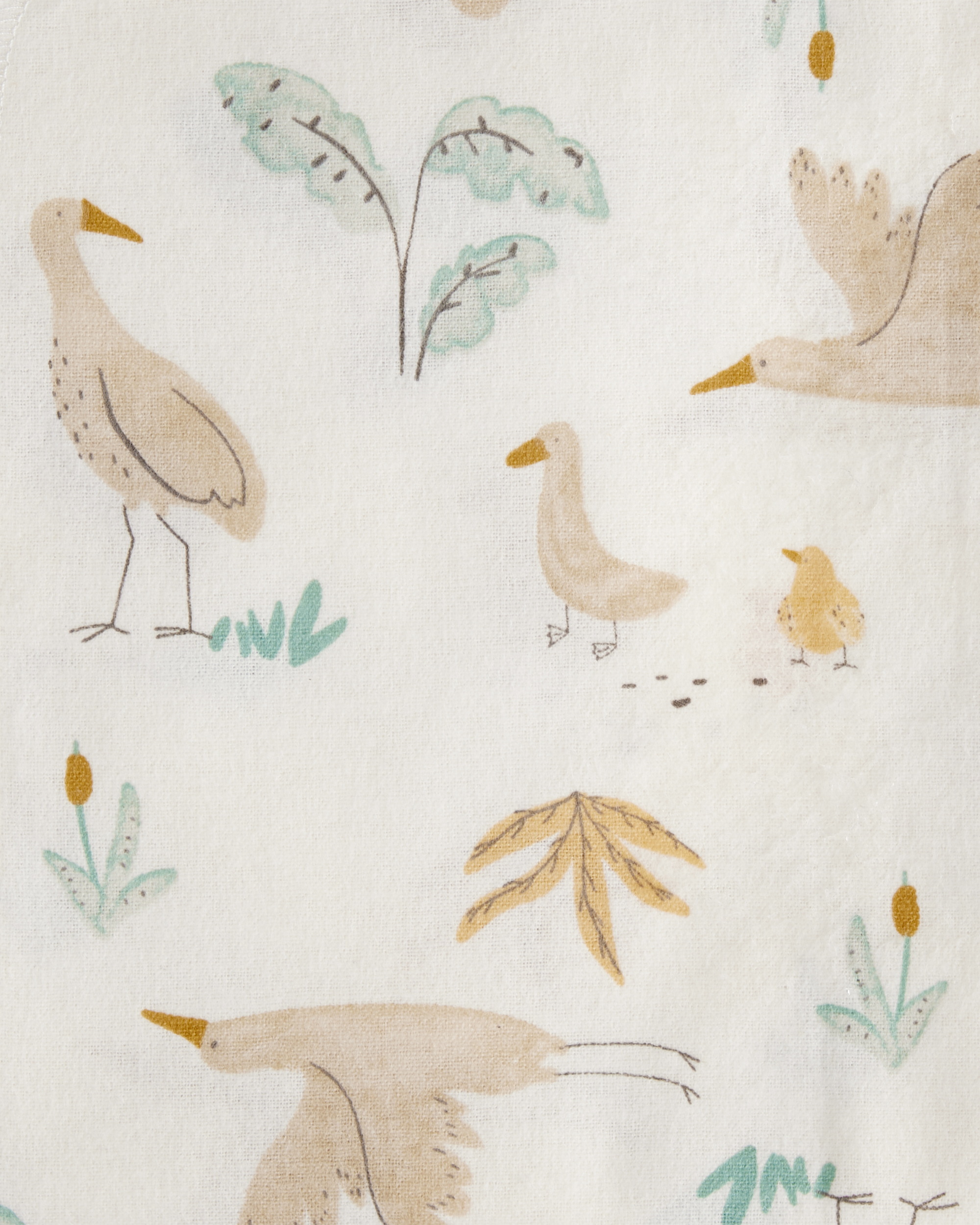 Baby 4-Pack Stork Print Receiving Blankets