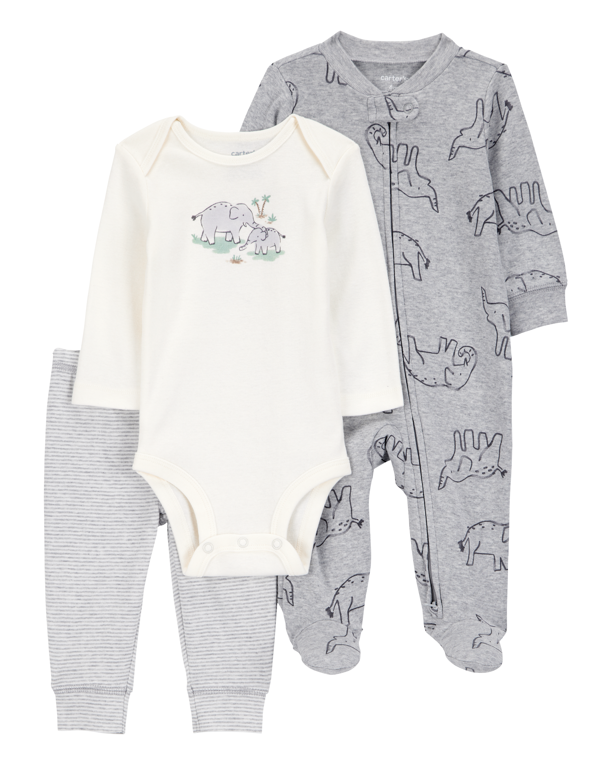 Baby Boy 3-Piece Elephant Multi-Piece Set