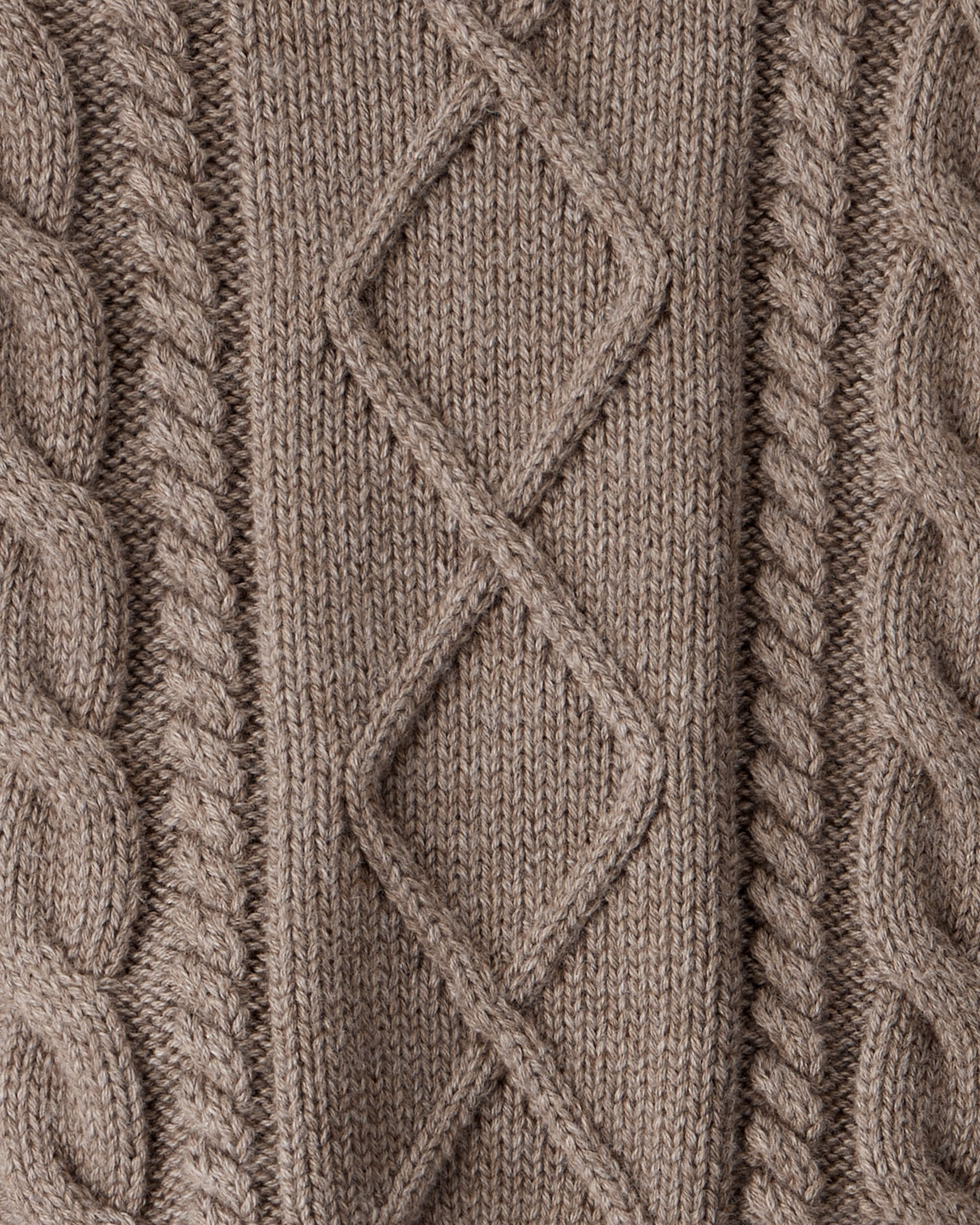 Baby Organic Cotton Cable Knit Sweater