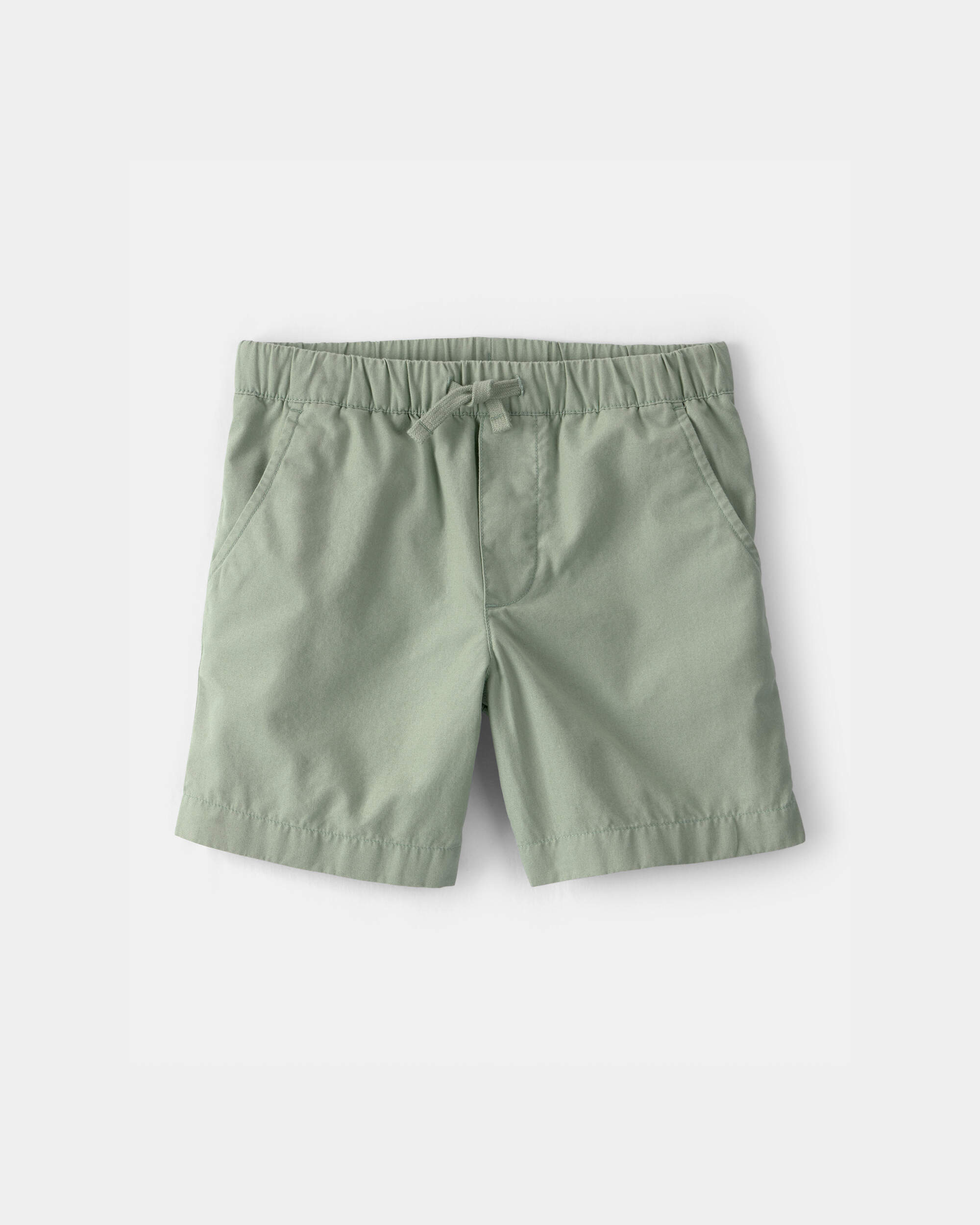 Boys Canvas Shorts - Green