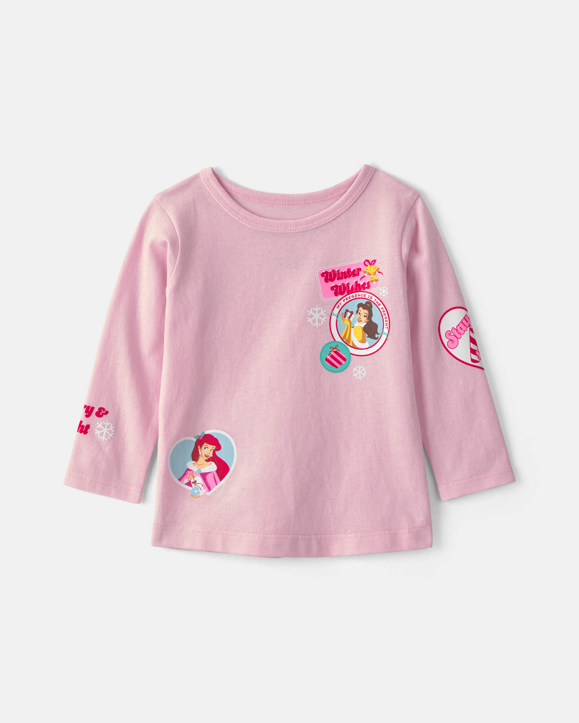 Toddler Girl Disney© Princess Long-Sleeve Graphic Tee - Pink