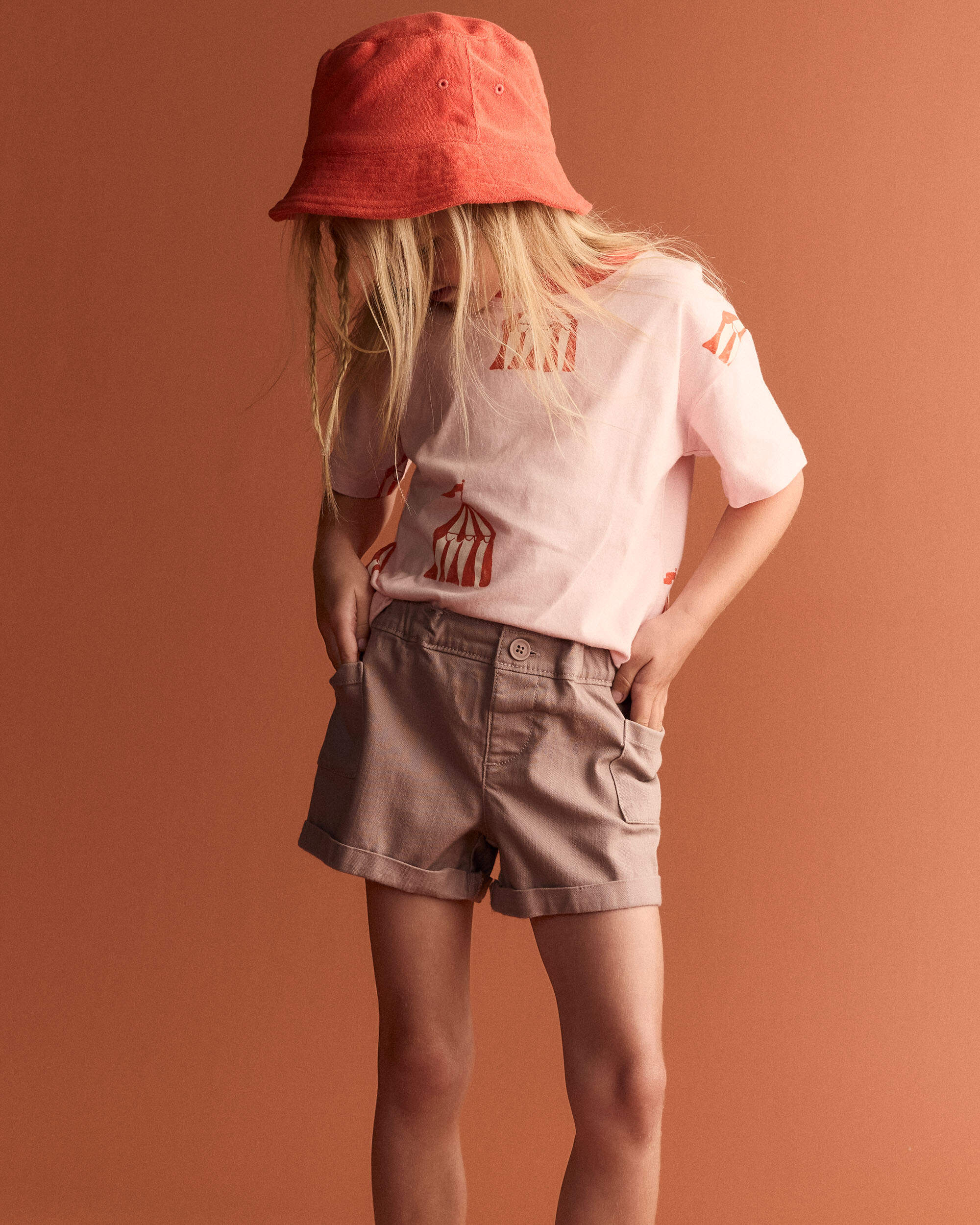 Toddler Girl Mom Short - Mauve